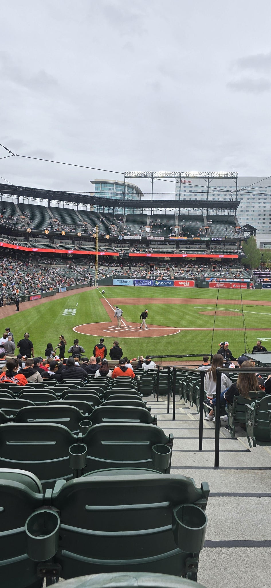 Real Fan View taken from Section 30 at Oriole Park at Camden Yards by Shelly C
