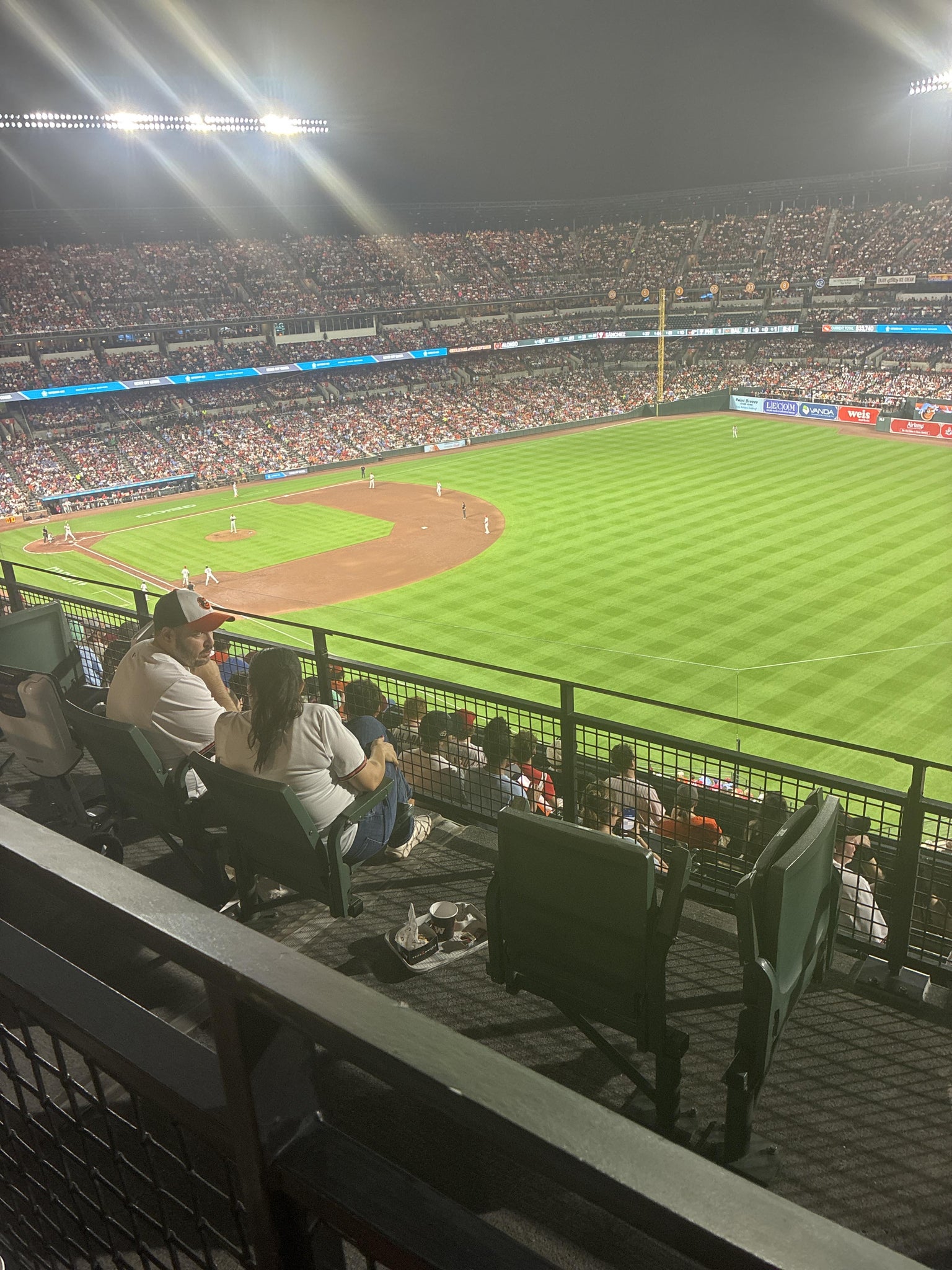 Real Fan View taken from Section 306 at Oriole Park at Camden Yards by Matthew M