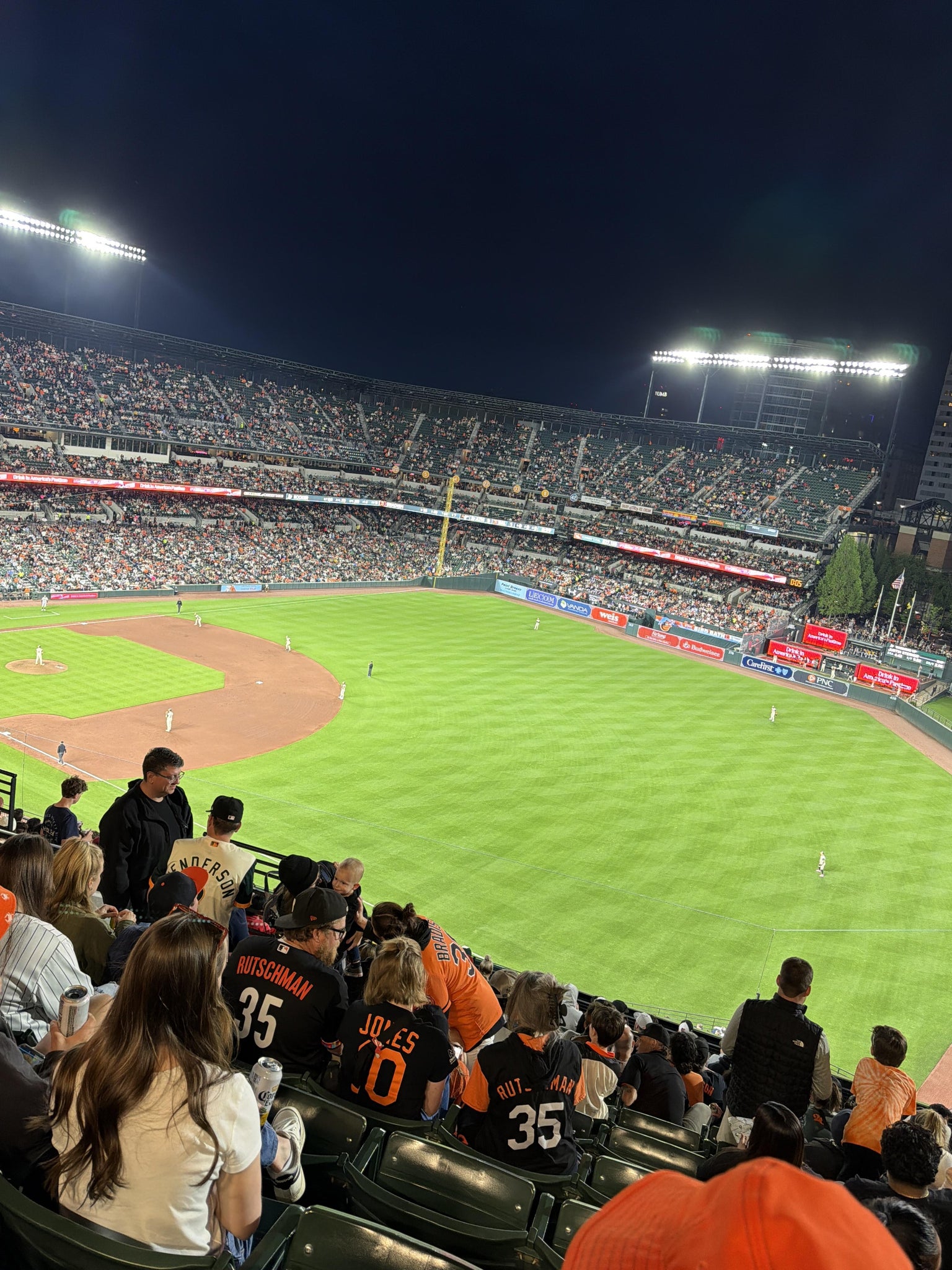 Real Fan View taken from Section 308 at Oriole Park at Camden Yards by Bianca R