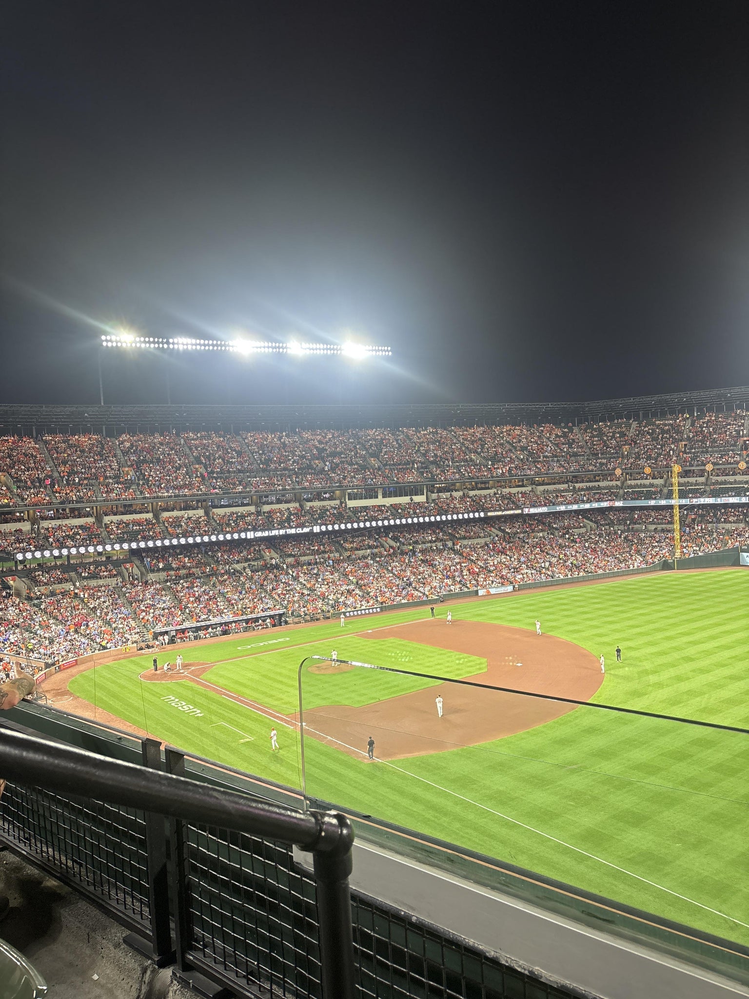 Real Fan View taken from Section 308 at Oriole Park at Camden Yards by Teddy C