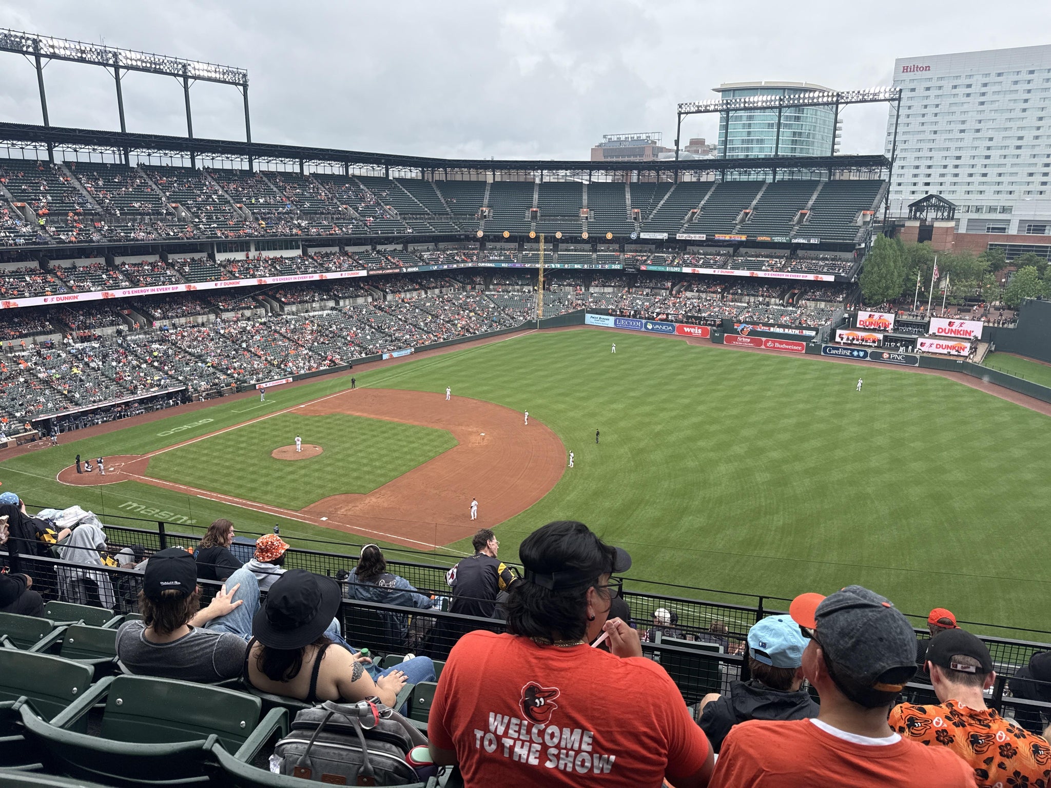 Real Fan View taken from Section 312 at Oriole Park at Camden Yards by Kayla J