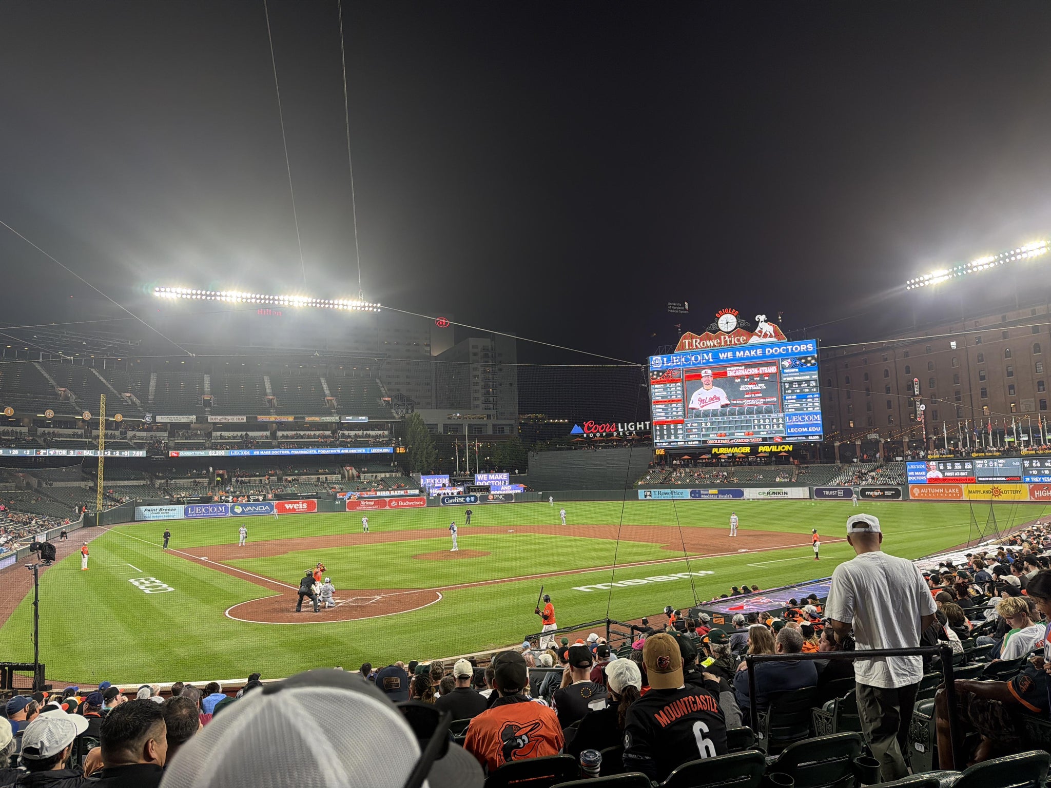 Real Fan View taken from Section 32 at Oriole Park at Camden Yards by Jaevious C