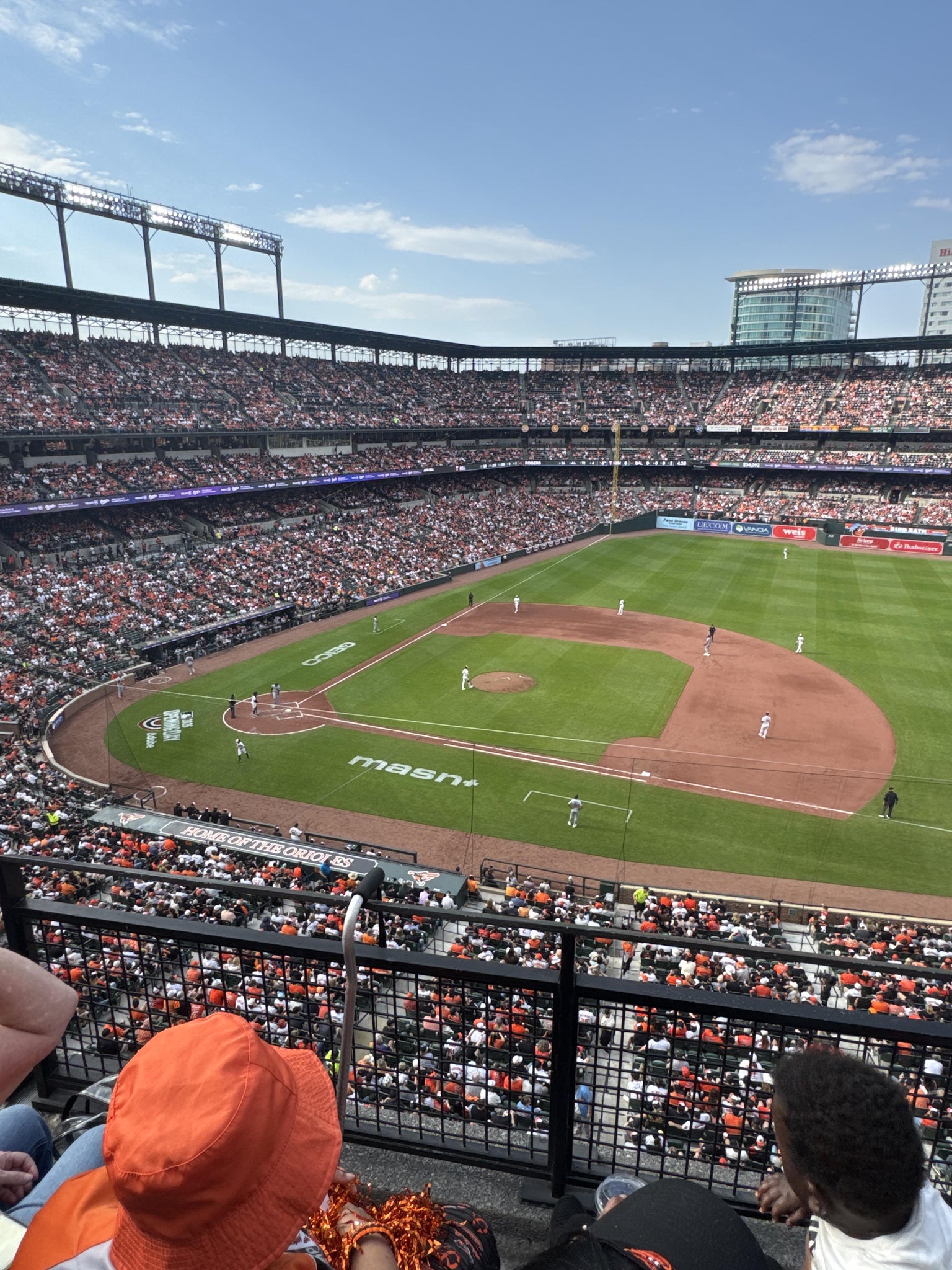 Real Fan View taken from Section 320 at Oriole Park at Camden Yards by Marie G