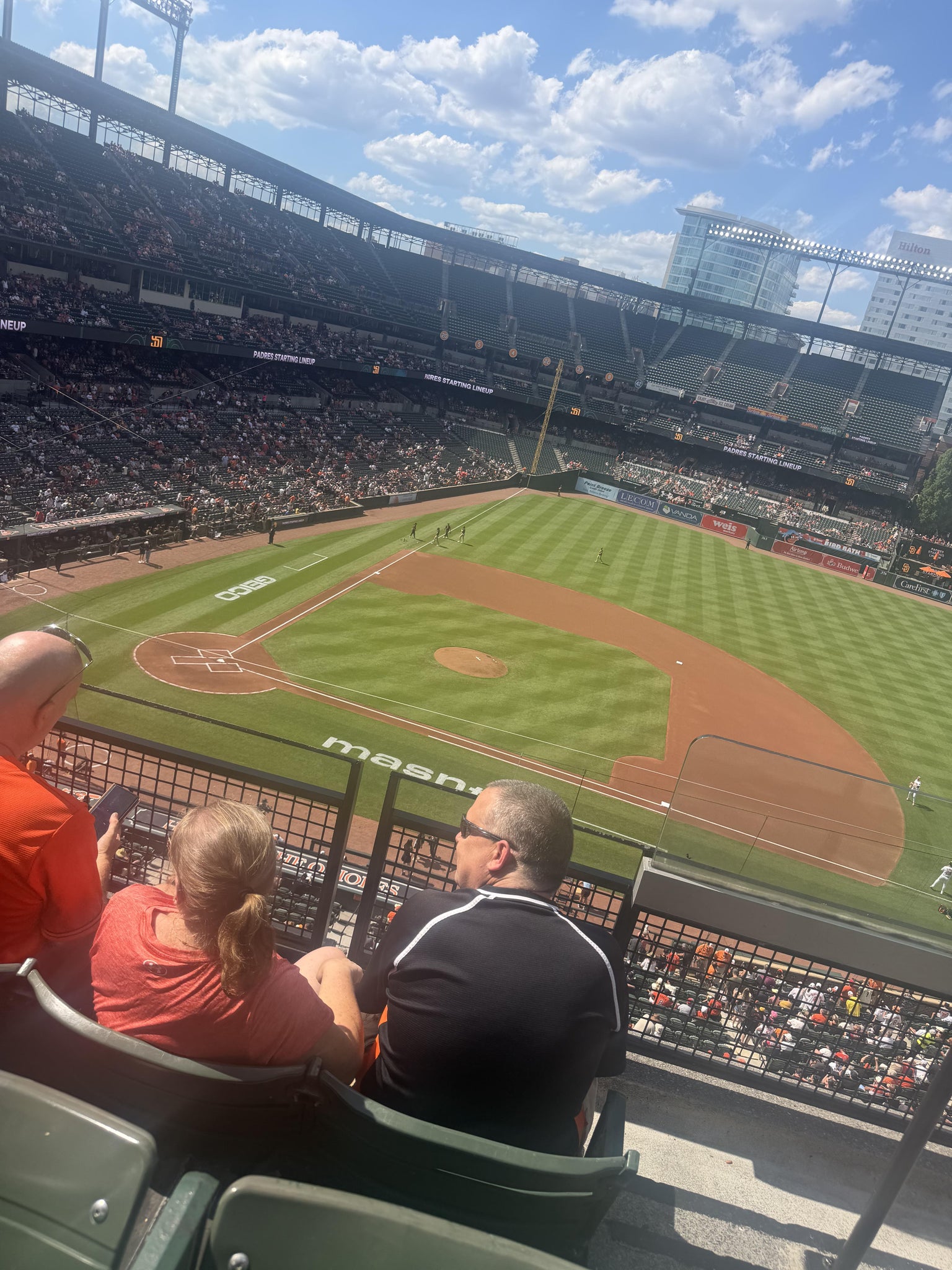Vue réelle des fans prise de la Section 324 au site Oriole Park at Camden Yards par Anonymous User