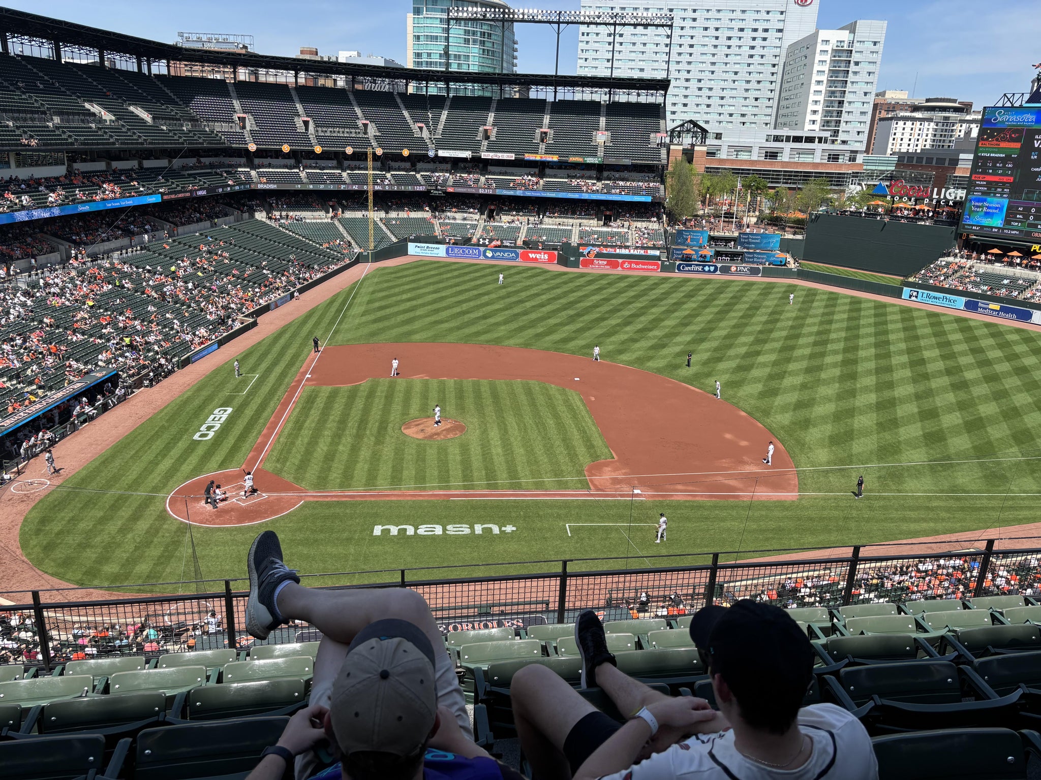 Real Fan View taken from Section 324 at Oriole Park at Camden Yards by William H