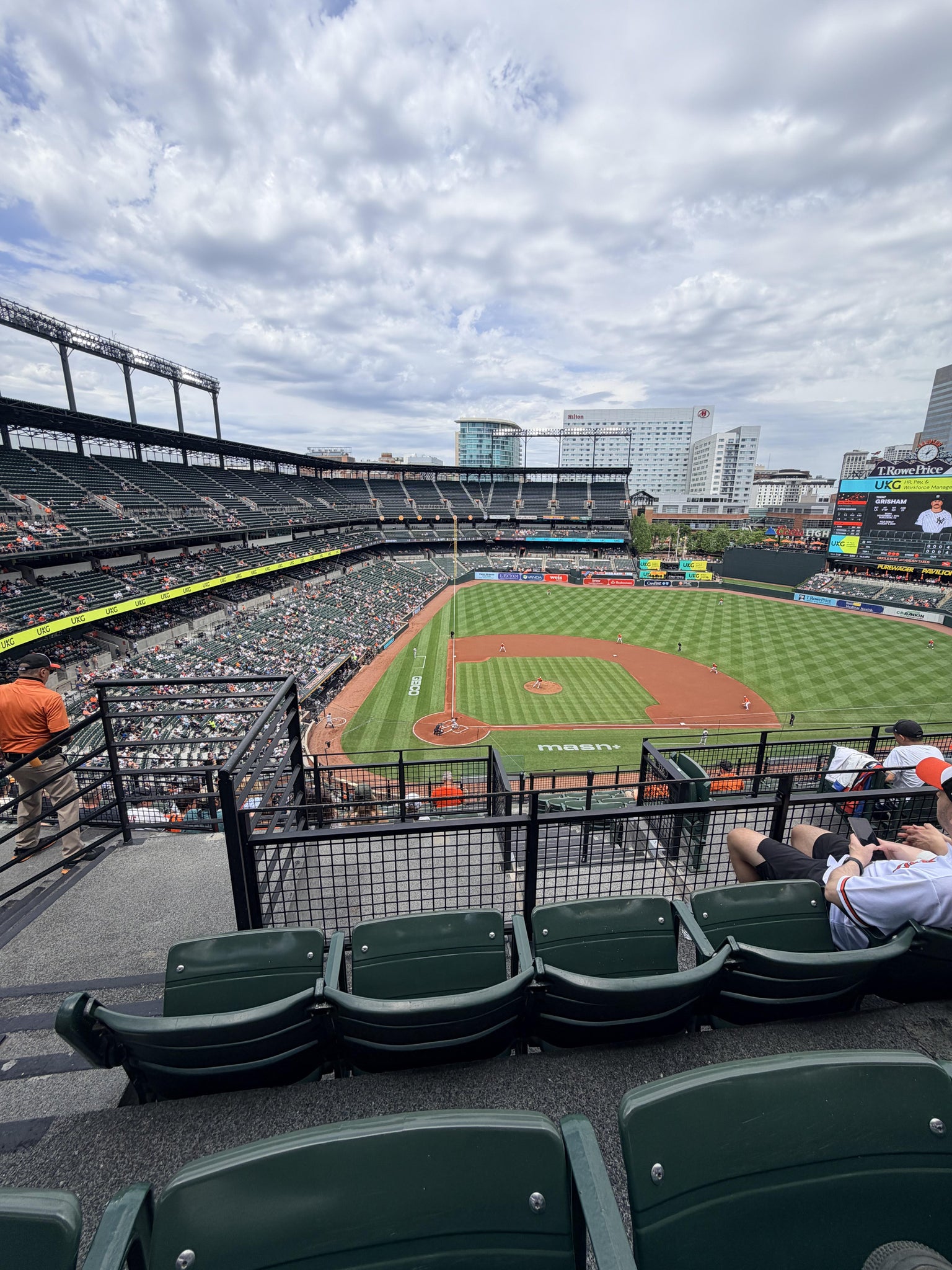 Real Fan View taken from Section 326 at Oriole Park at Camden Yards by Oscar M