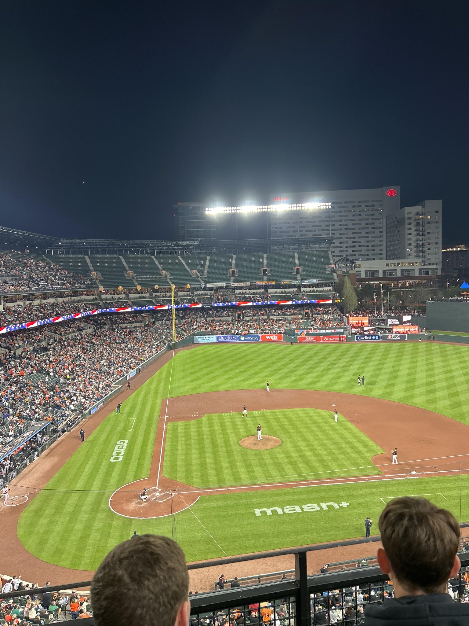 Real Fan View taken from Section 326 at Oriole Park at Camden Yards by Desmond C