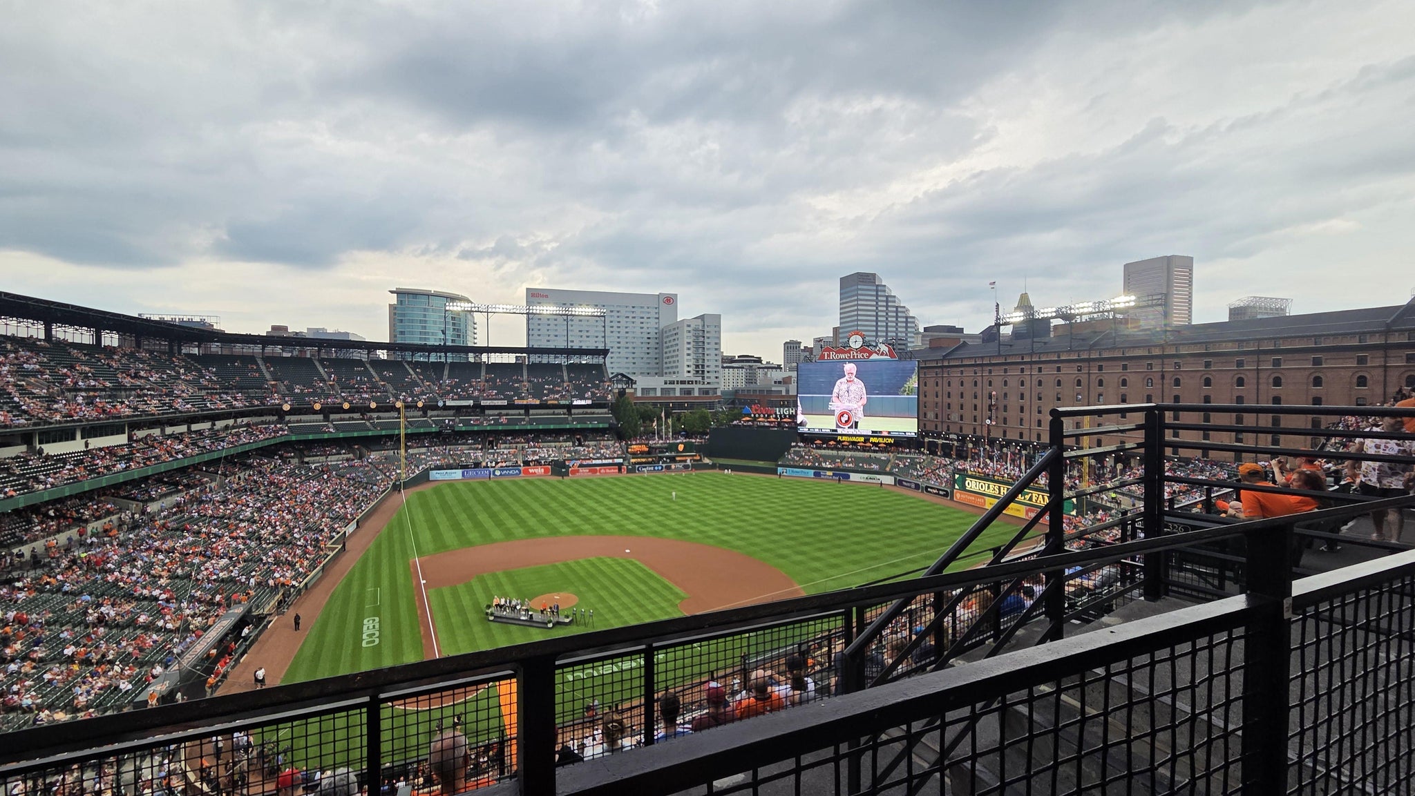 Real Fan View taken from Section 328 at Oriole Park at Camden Yards by Jessica P