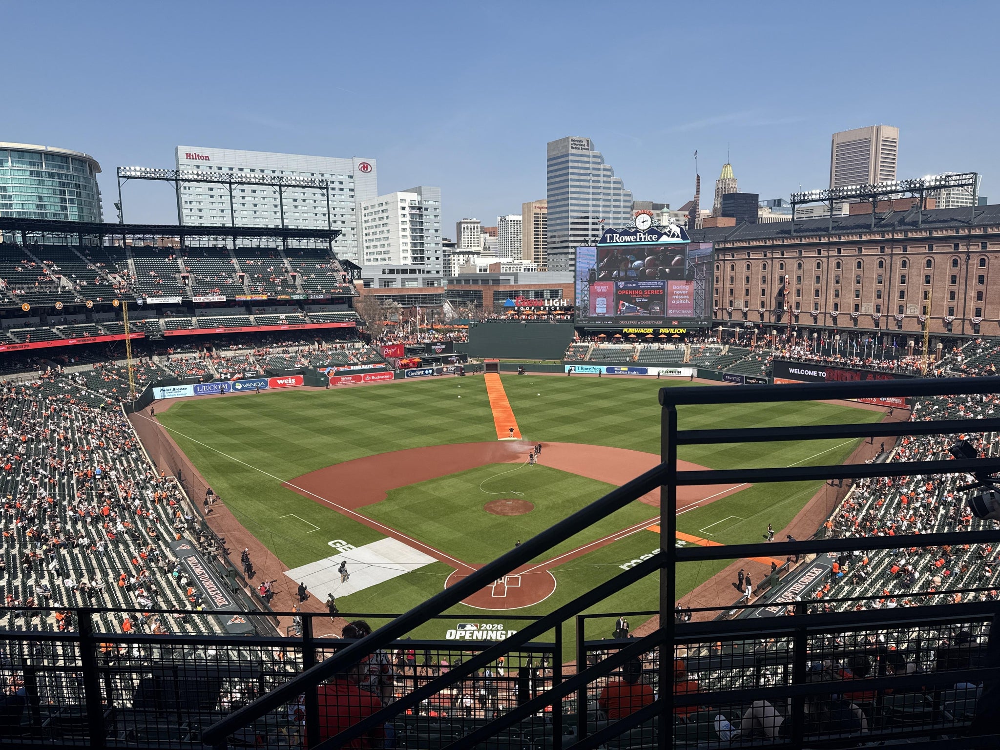 Real Fan View taken from Section 336 at Oriole Park at Camden Yards by Austin U