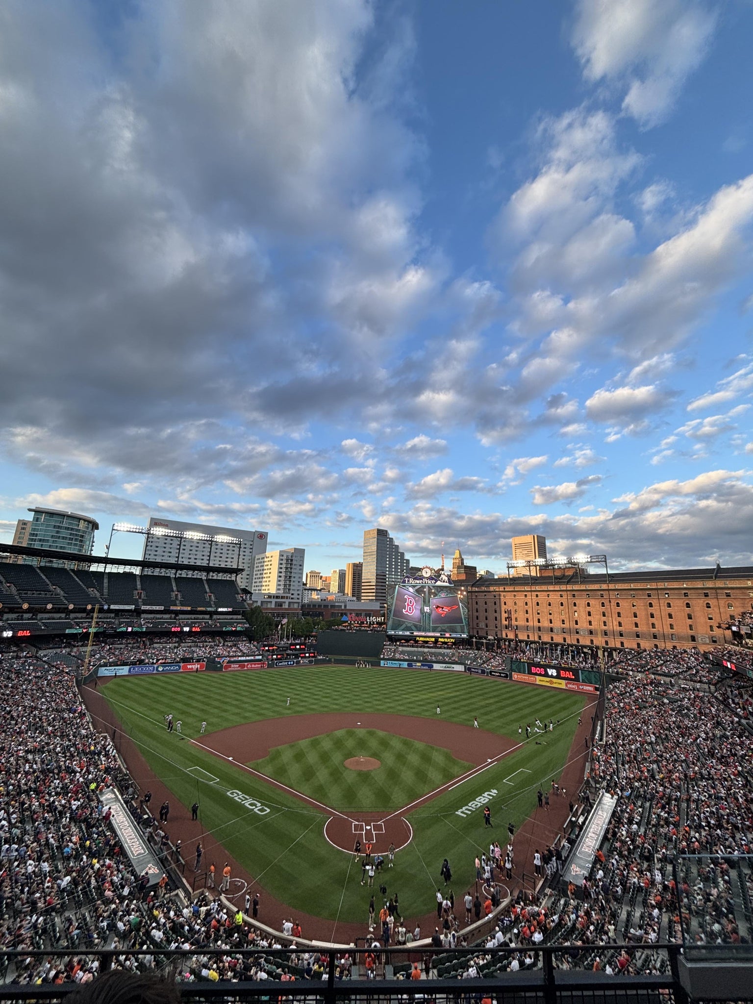 Real Fan View taken from Section 338 at Oriole Park at Camden Yards by Steve U