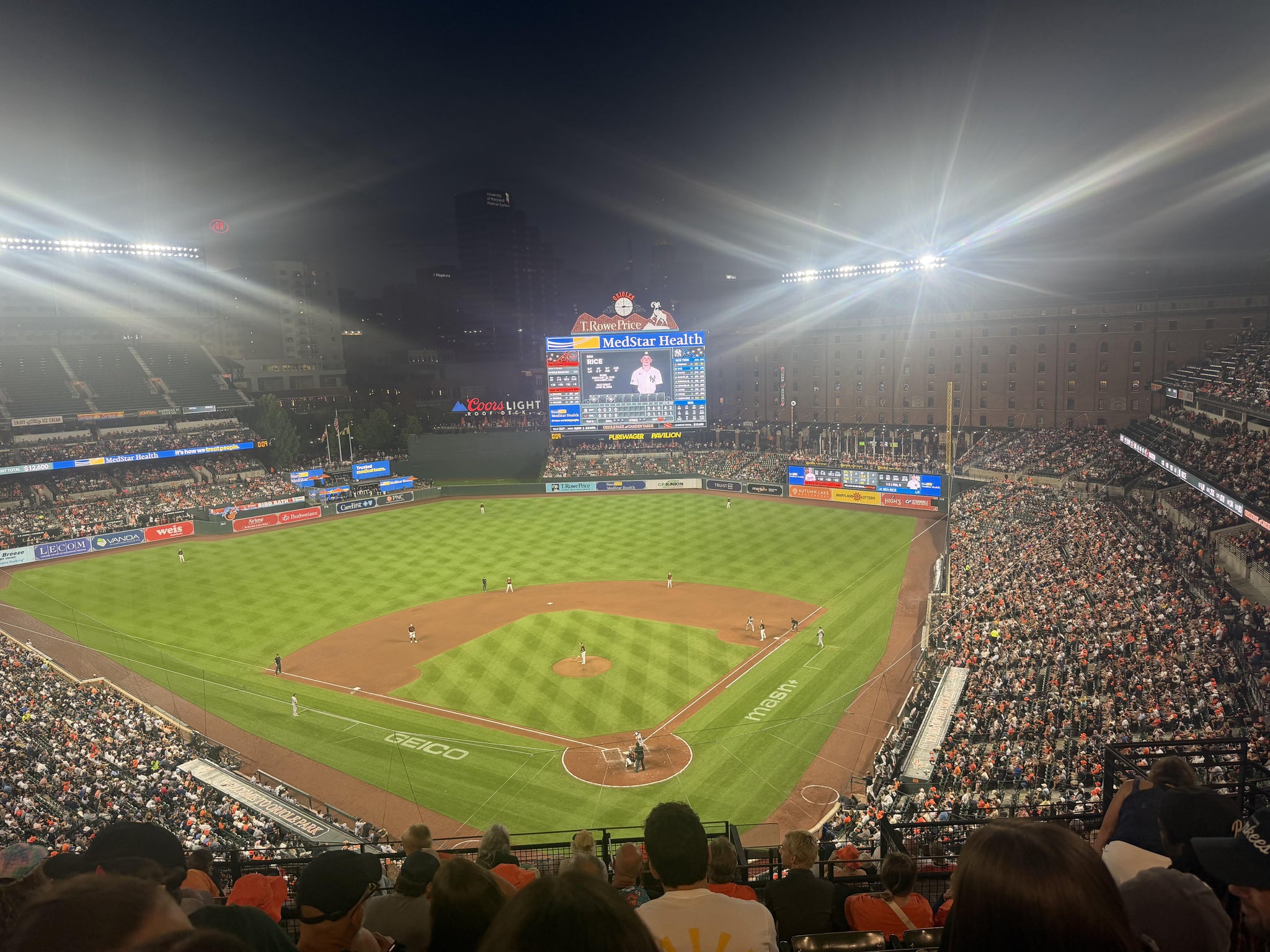 Real Fan View taken from Section 340 at Oriole Park at Camden Yards by Anonymous User