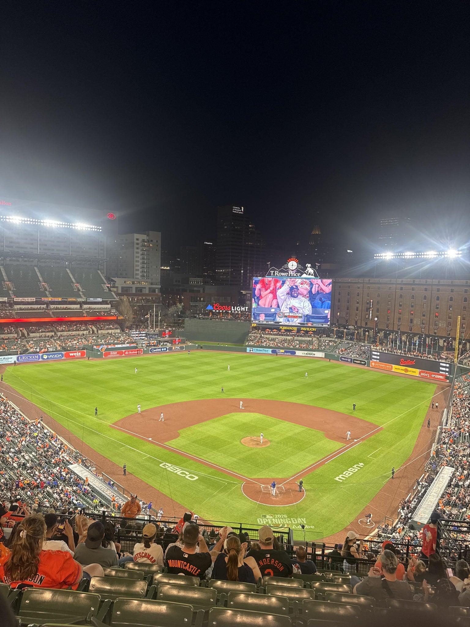 Real Fan View taken from Section 340 at Oriole Park at Camden Yards by Isaiah P