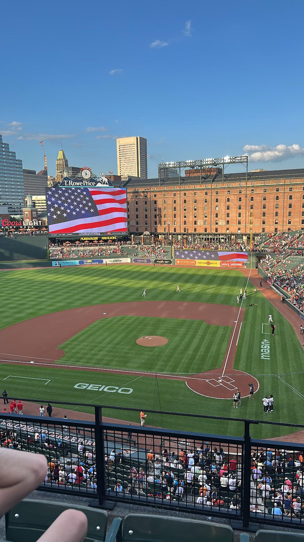 Real Fan View taken from Section 346 at Oriole Park at Camden Yards by Gabe K