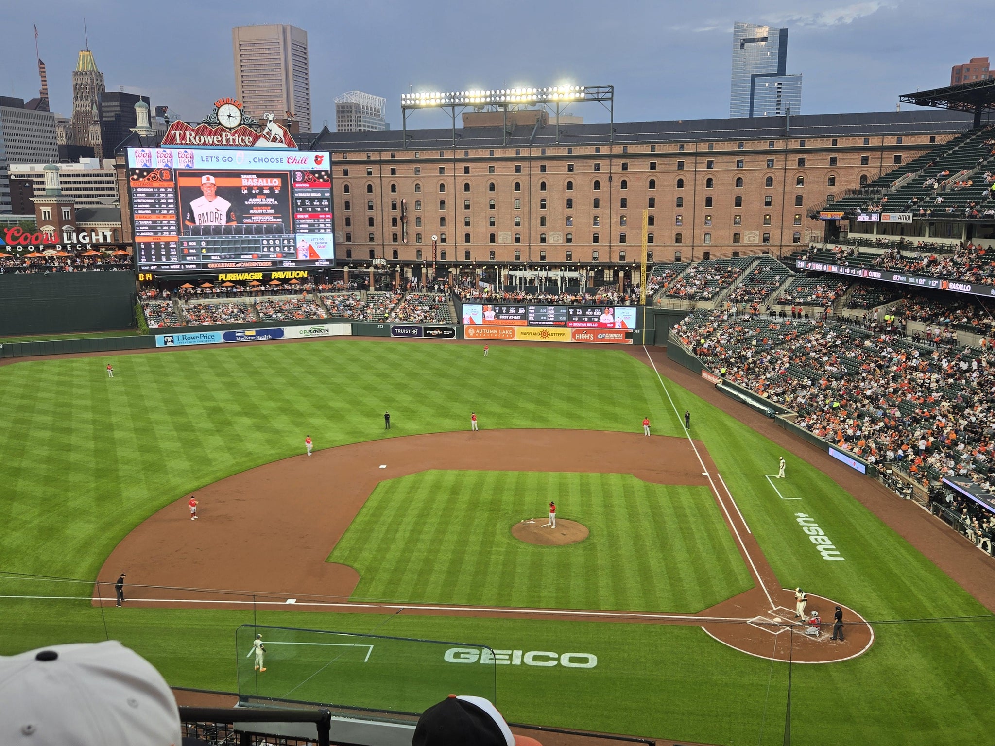 Real Fan View taken from Section 350 at Oriole Park at Camden Yards by Henry A
