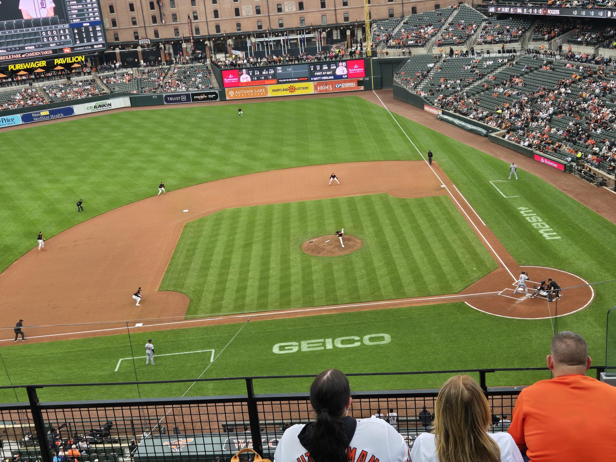 Real Fan View taken from Section 352 at Oriole Park at Camden Yards by Henry A