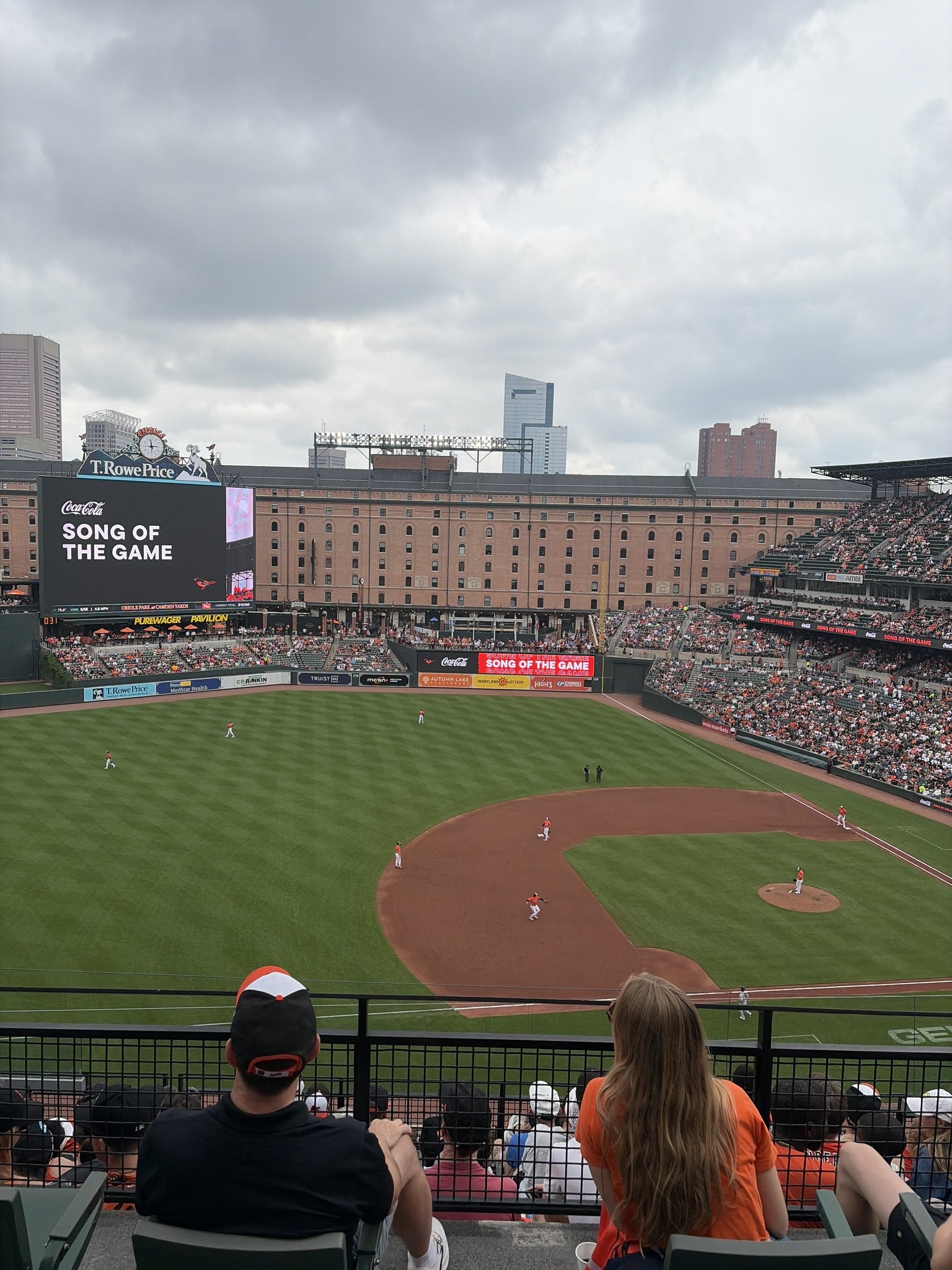 Vue réelle des fans prise de la Section 356 au site Oriole Park at Camden Yards par Anonymous User