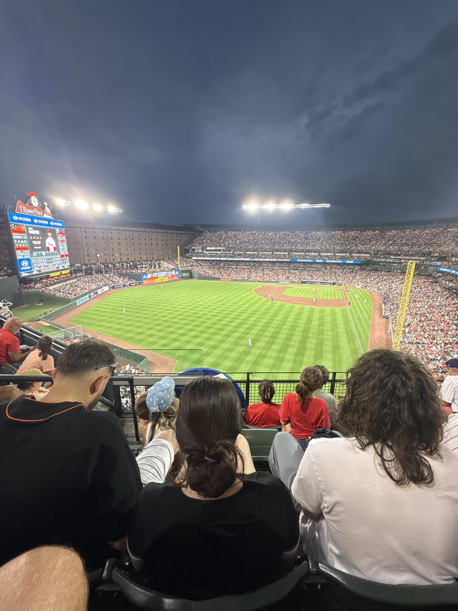 Real Fan View taken from Section 380 at Oriole Park at Camden Yards by Olivia N