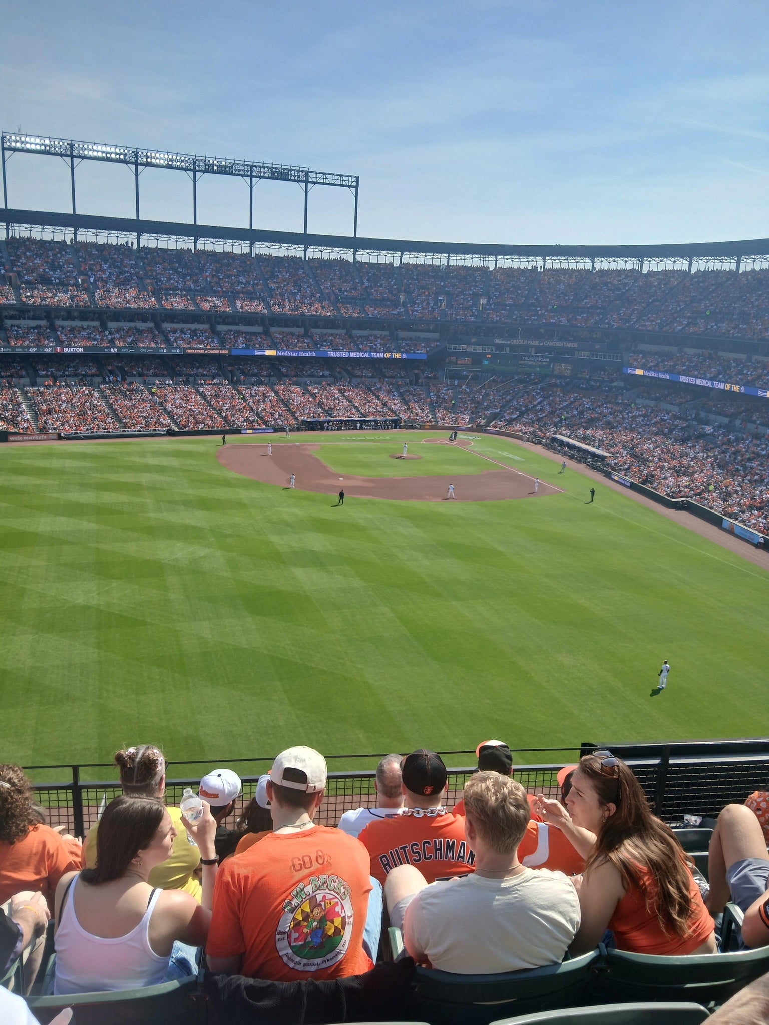 Real Fan View taken from Section 388 at Oriole Park at Camden Yards by Patrick S