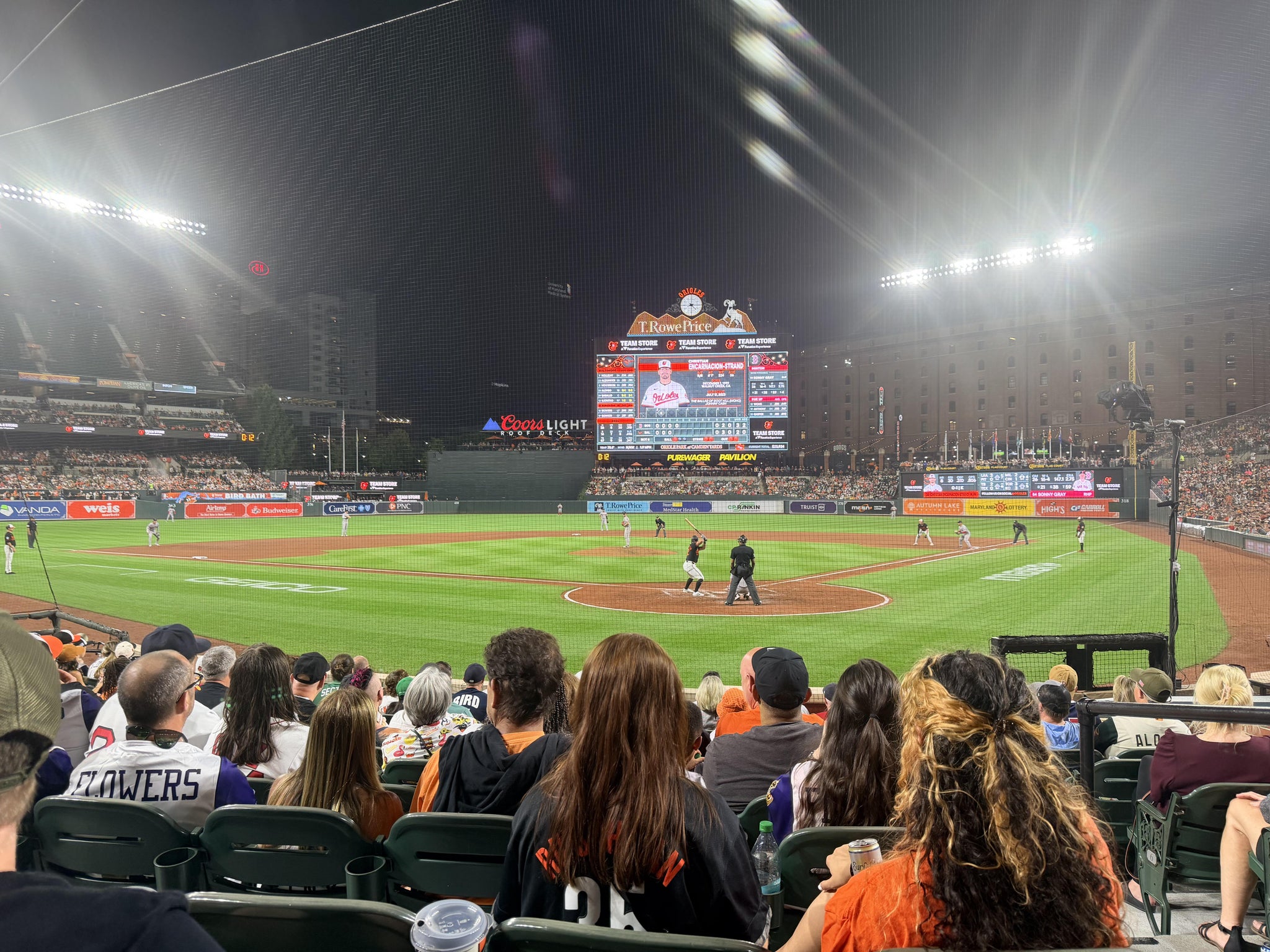 Real Fan View taken from Section 40 at Oriole Park at Camden Yards by Kim H