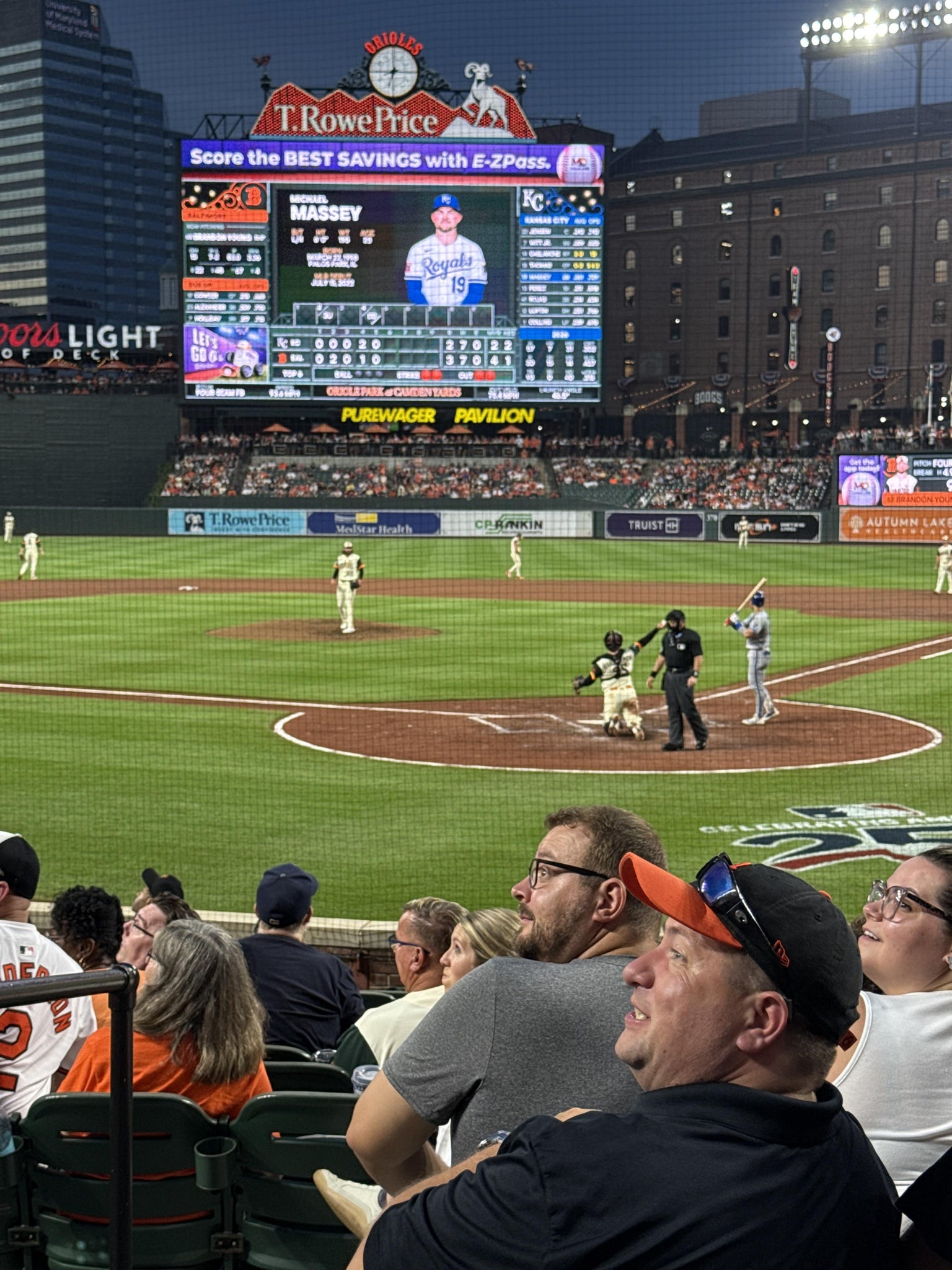 Real Fan View taken from Section 40 at Oriole Park at Camden Yards by Kevin G