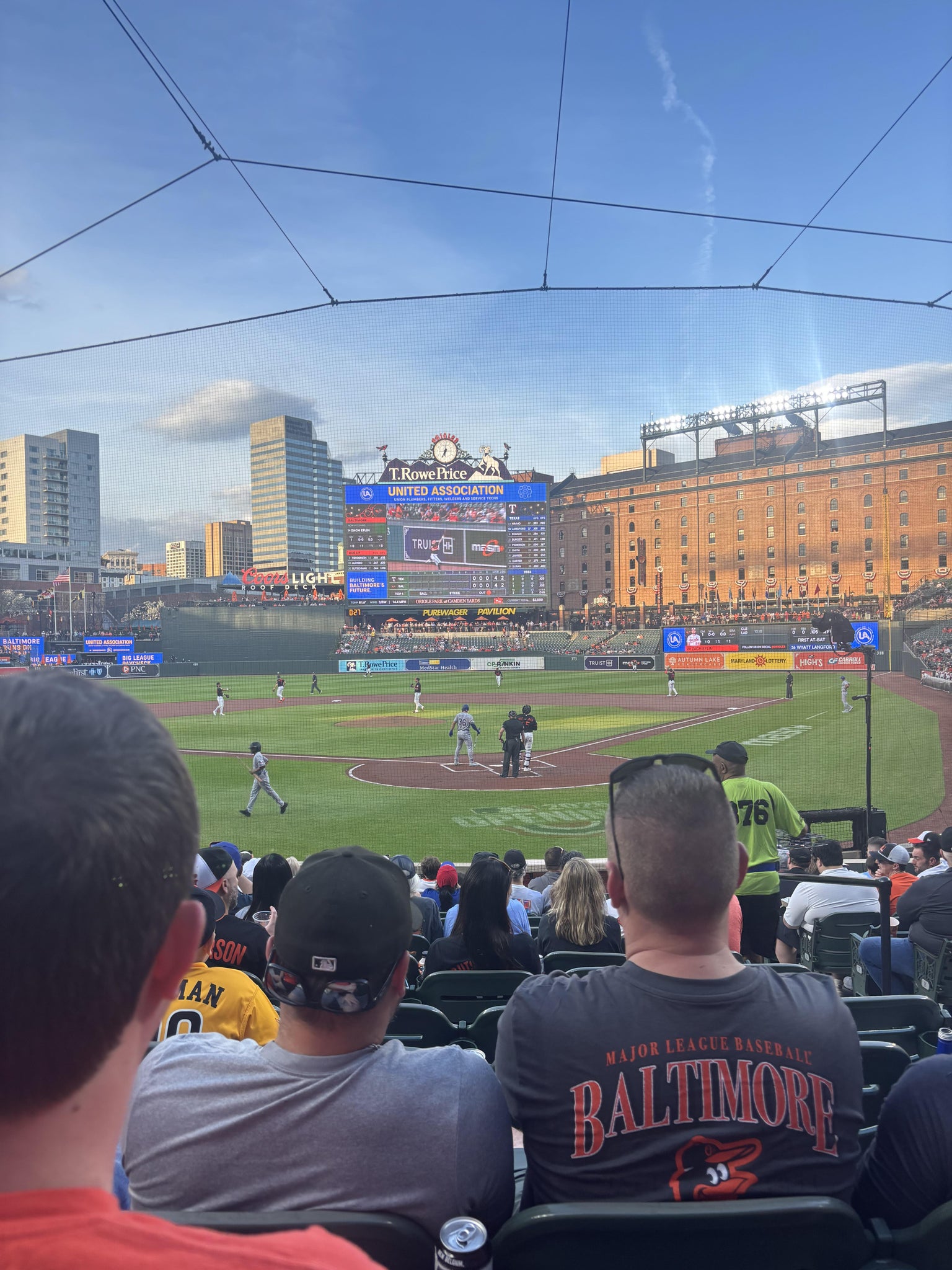 Real Fan View taken from Section 40 at Oriole Park at Camden Yards by Bailey S
