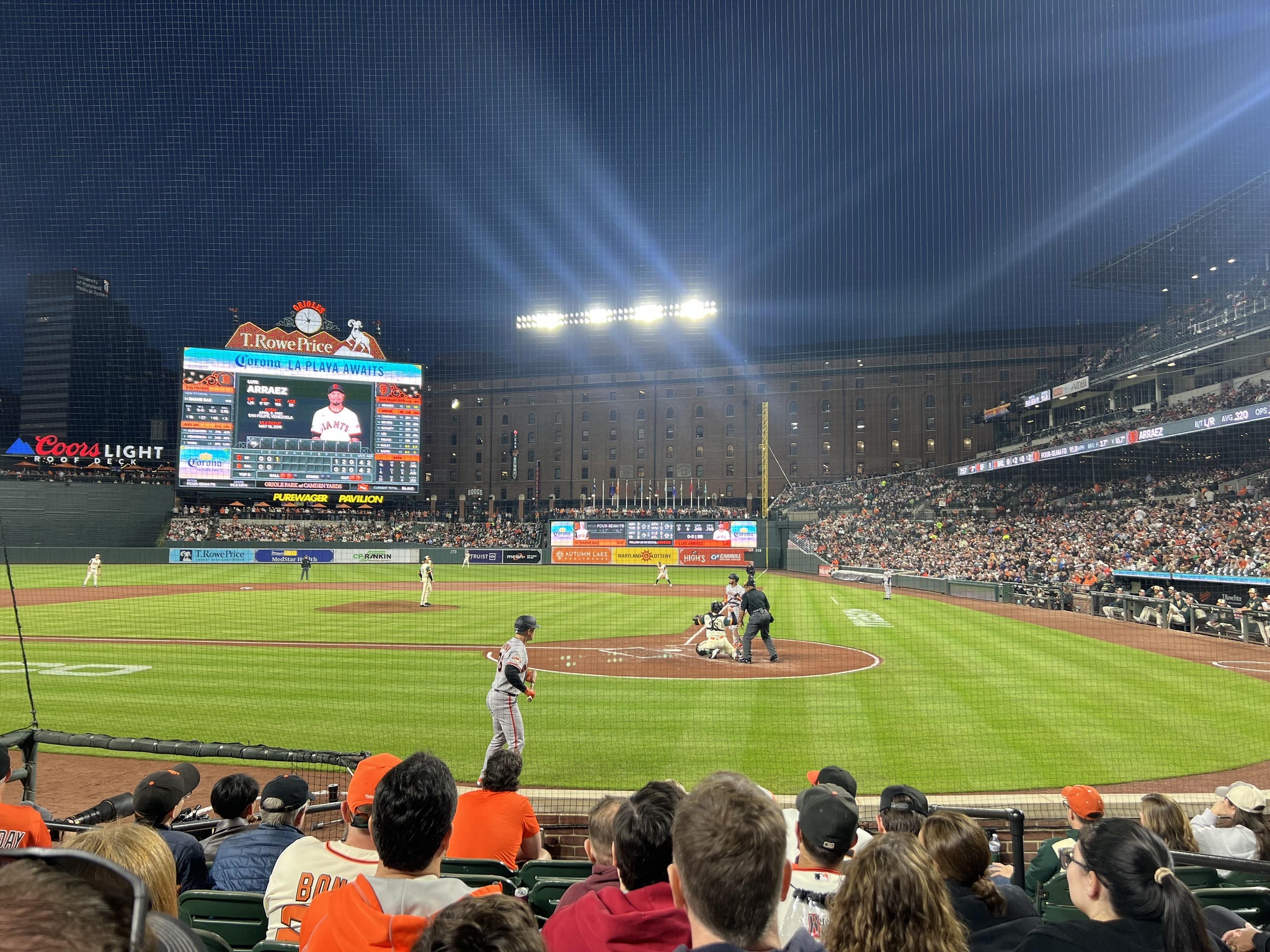 Real Fan View taken from Section 44 at Oriole Park at Camden Yards by Alycia S