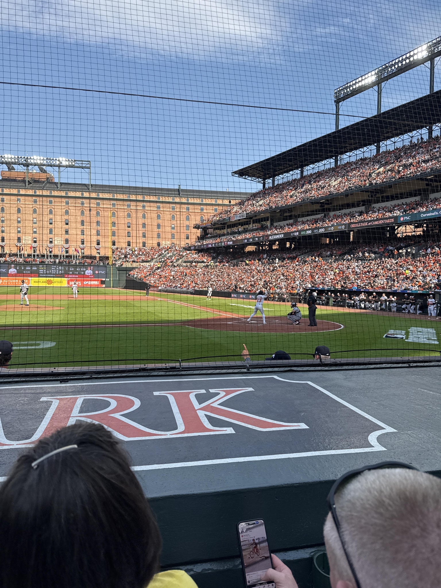 Real Fan View taken from Section 48 at Oriole Park at Camden Yards by Jay B