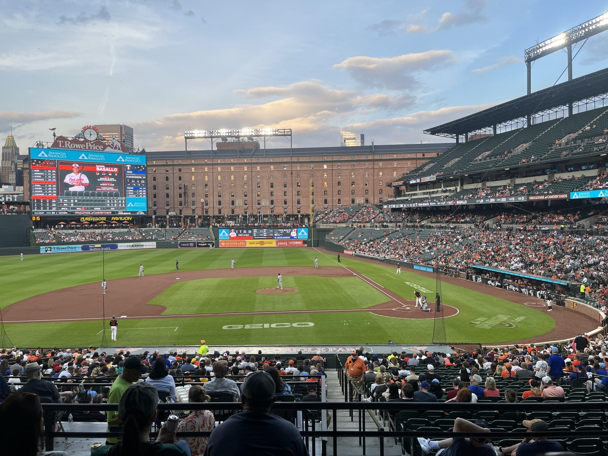 Real Fan View taken from Section 49 at Oriole Park at Camden Yards by Kennedy W