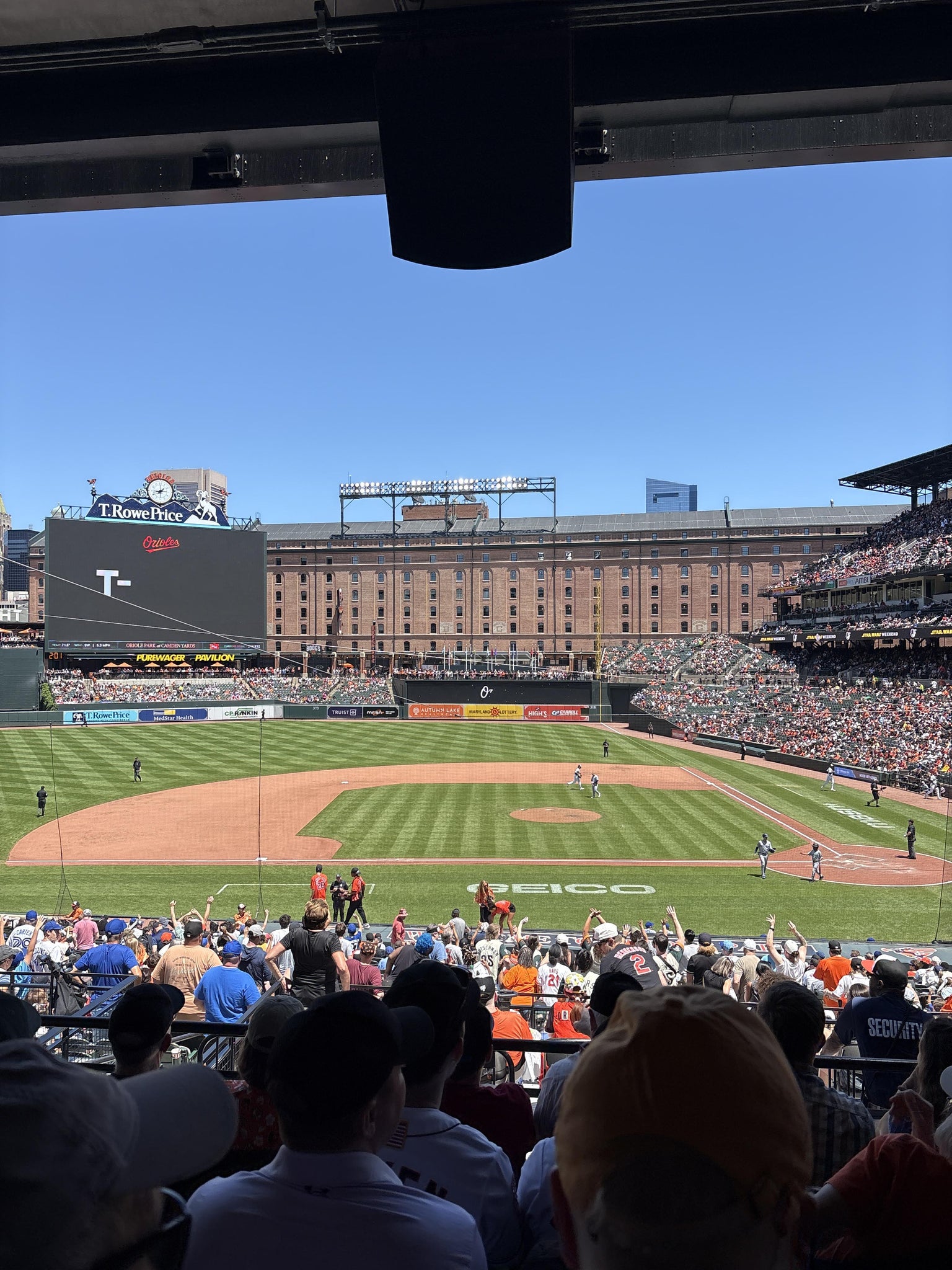 Real Fan View taken from Section 49 at Oriole Park at Camden Yards by Home