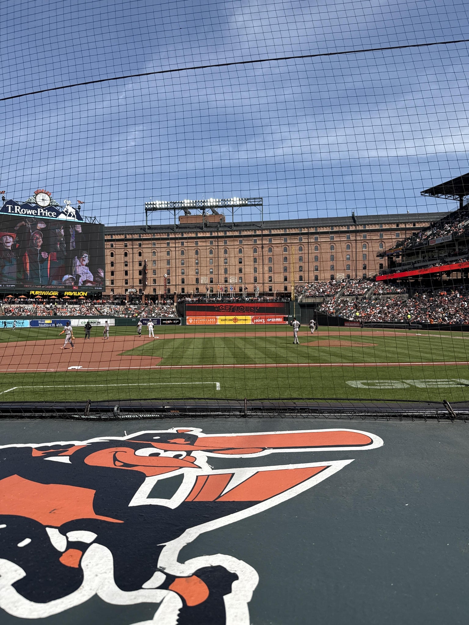 Real Fan View taken from Section 52 at Oriole Park at Camden Yards by Andrew M