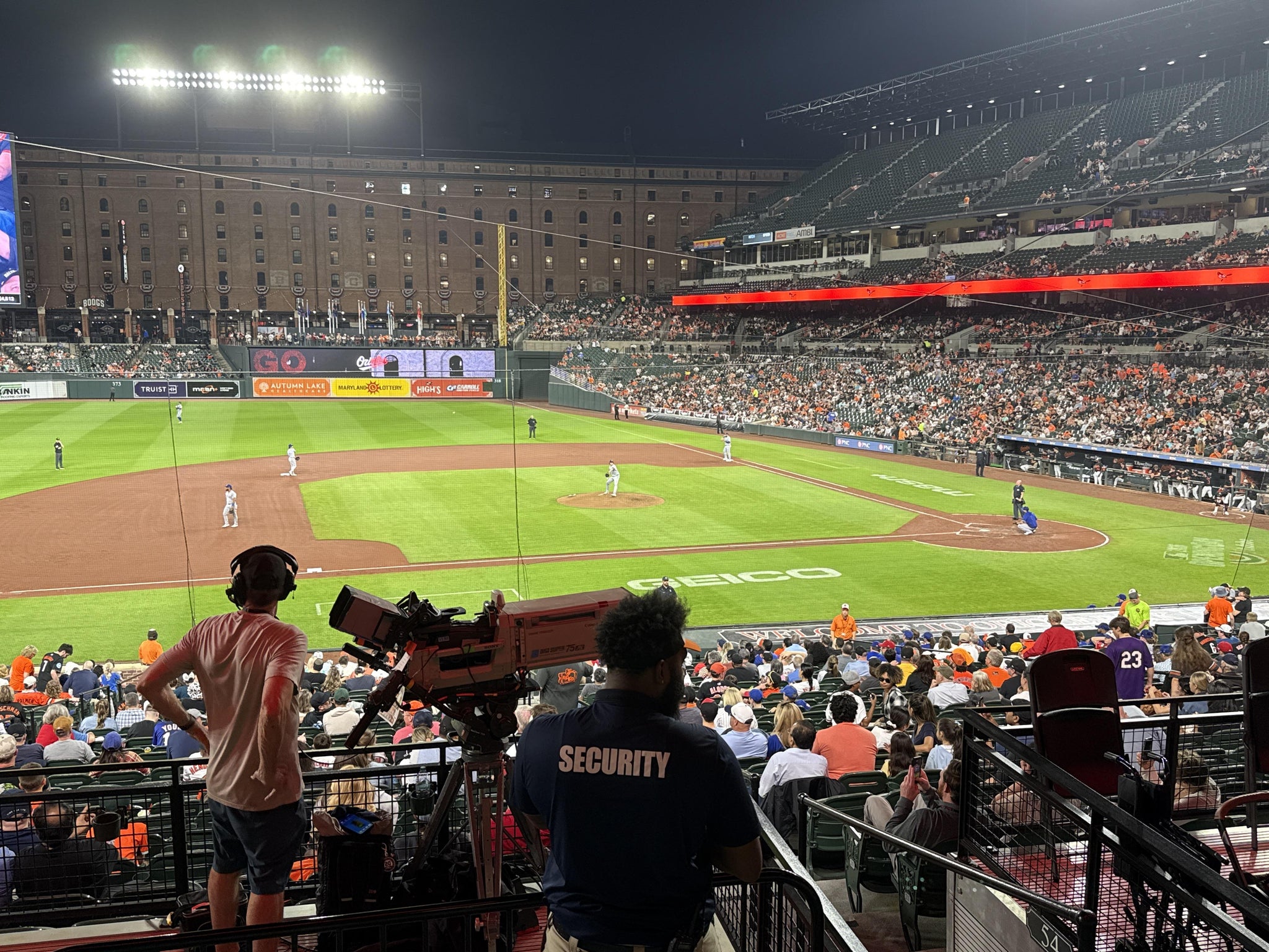 Real Fan View taken from Section 53 at Oriole Park at Camden Yards by Jeff S