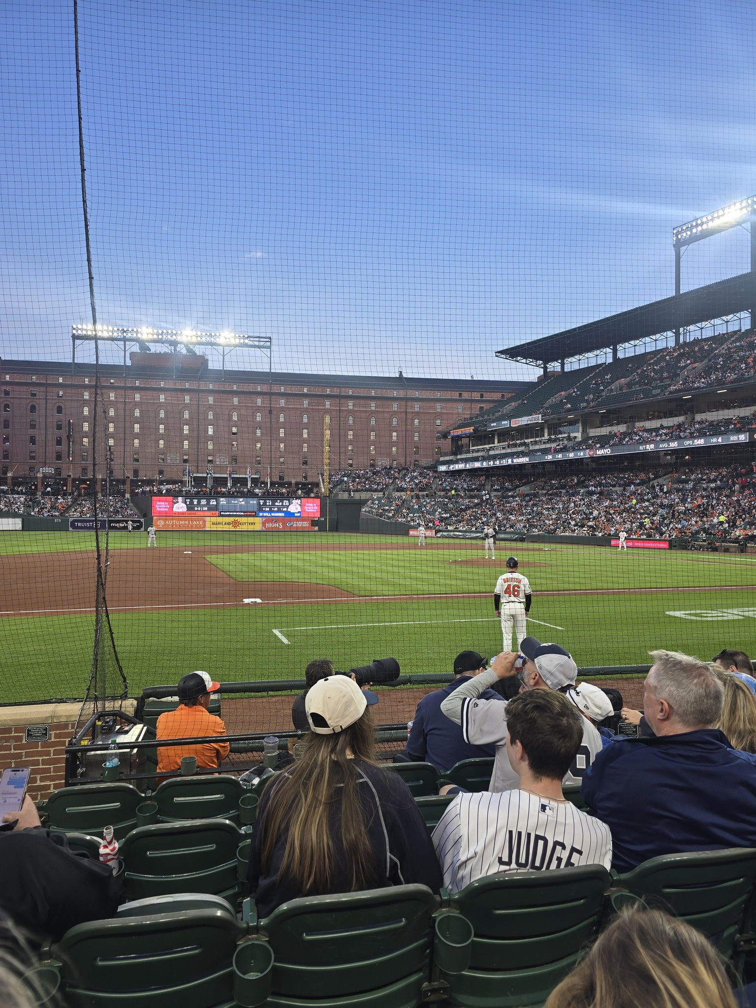 Real Fan View taken from Section 54 at Oriole Park at Camden Yards by Jennifer G