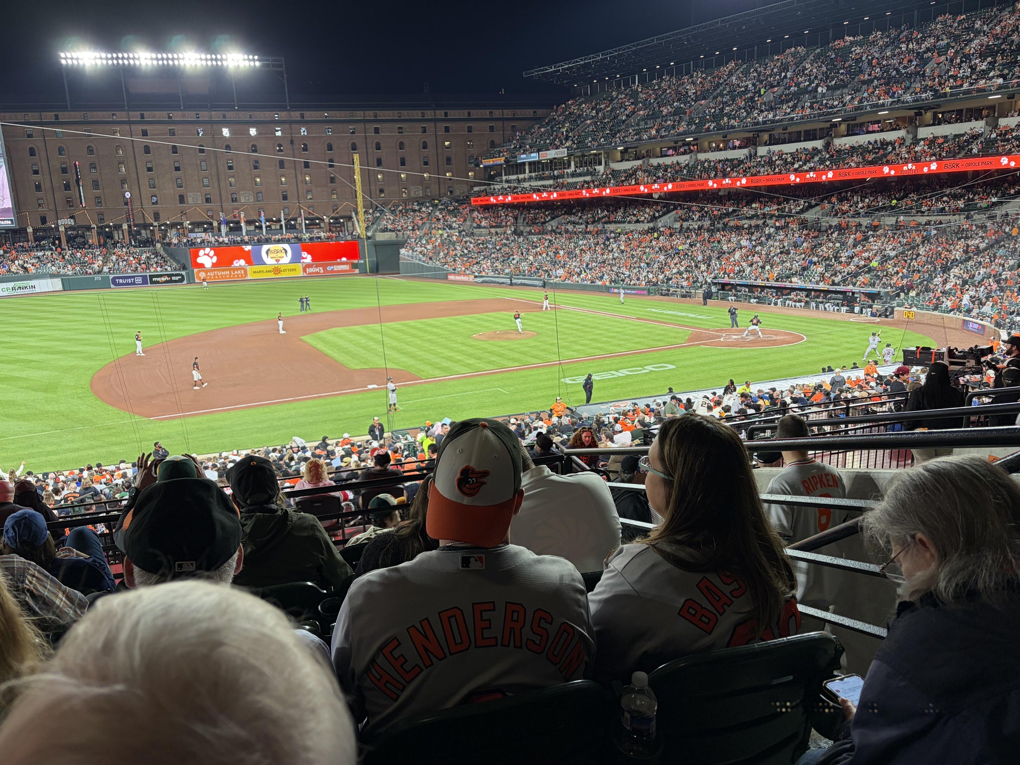Real Fan View taken from Section 55 at Oriole Park at Camden Yards by Francis R