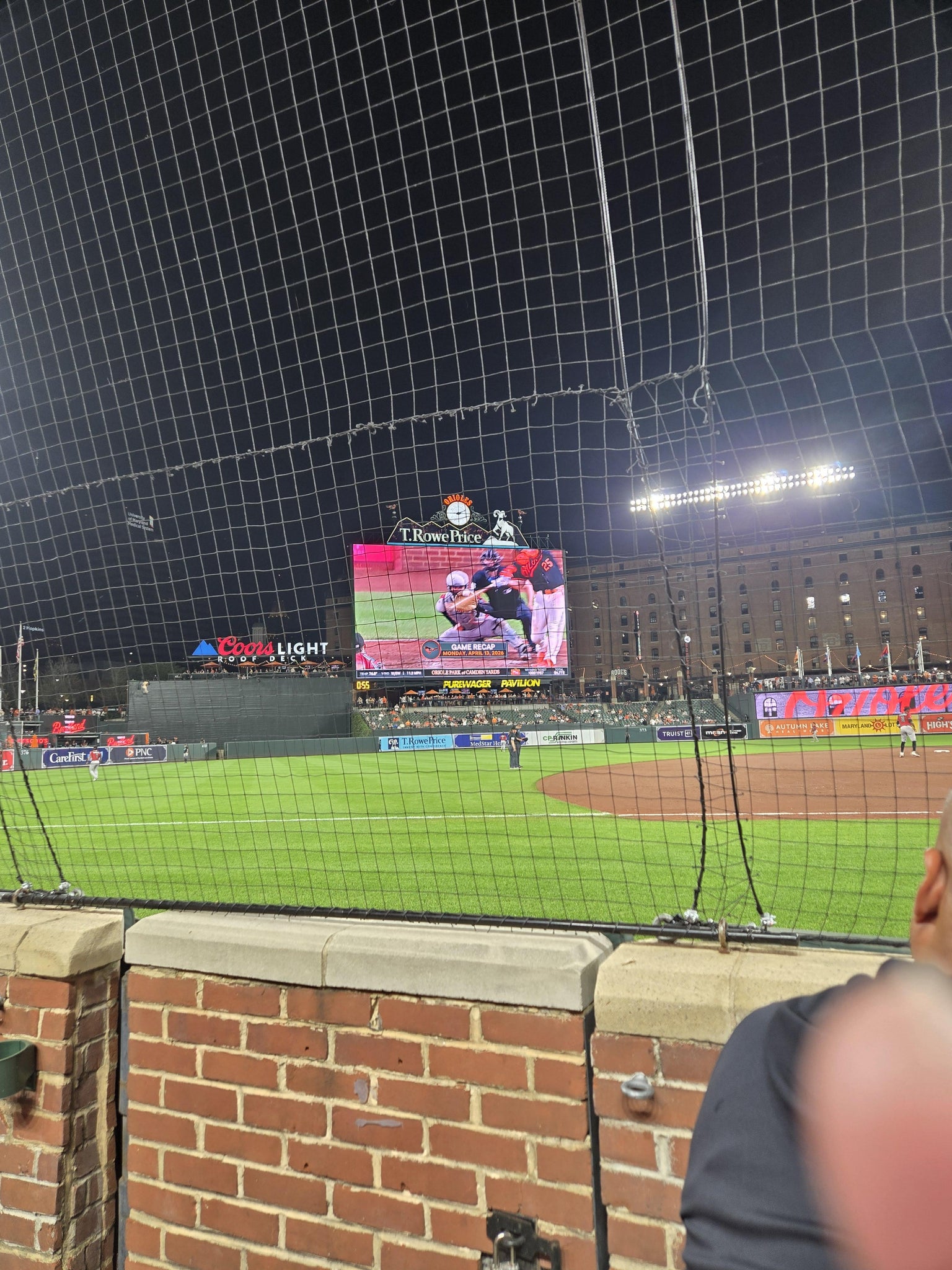 Real Fan View taken from Section 56 at Oriole Park at Camden Yards by Kevin C