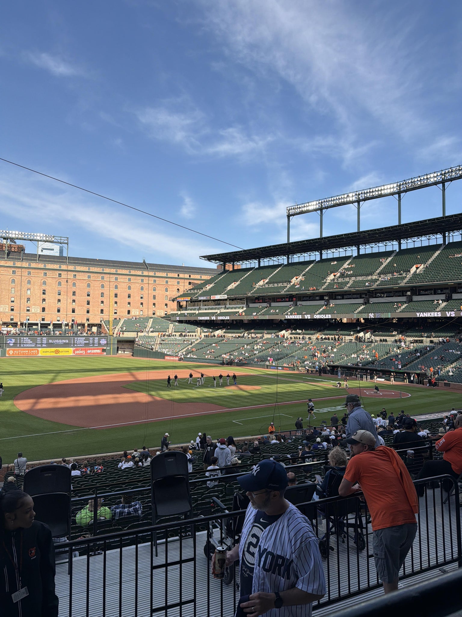 Real Fan View taken from Section 59 at Oriole Park at Camden Yards by Noah S