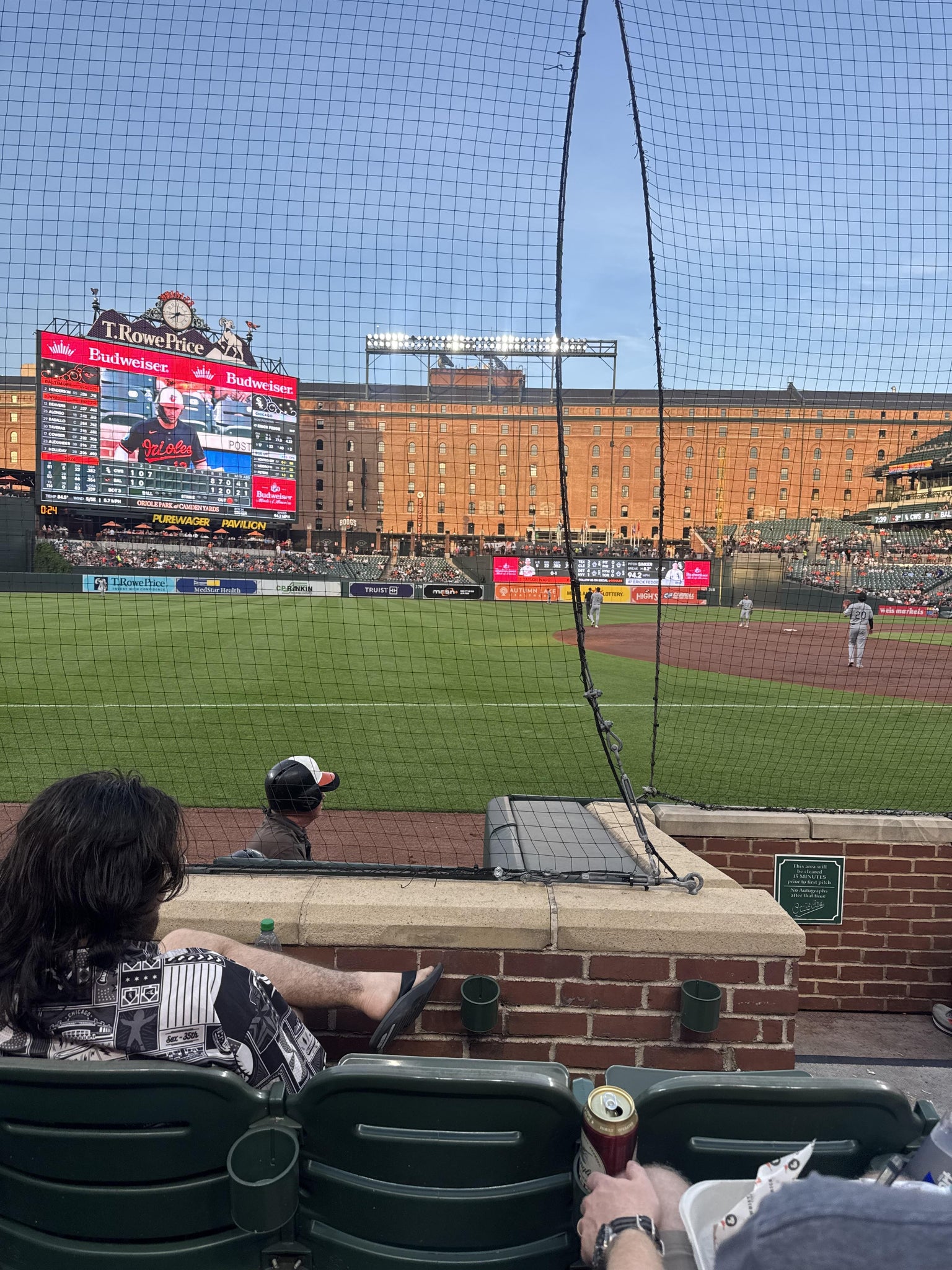 Vue réelle des fans prise de la Section 60 au site Oriole Park at Camden Yards par Regan B