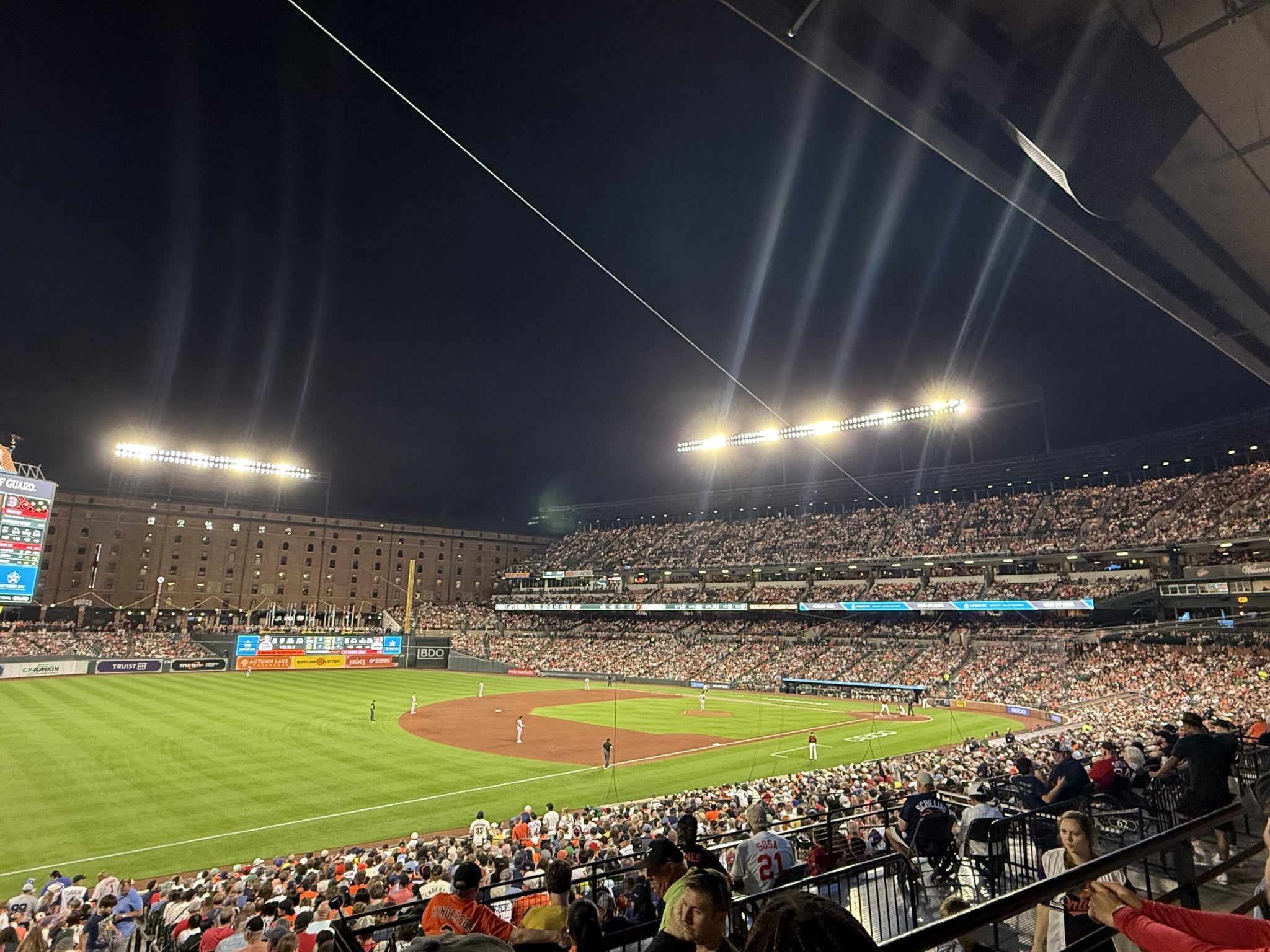 Real Fan View taken from Section 61 at Oriole Park at Camden Yards by Wesley M