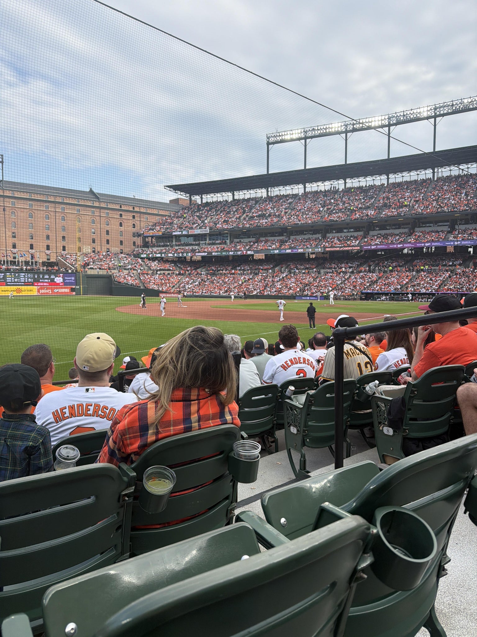 Real Fan View taken from Section 64 at Oriole Park at Camden Yards by Chase B
