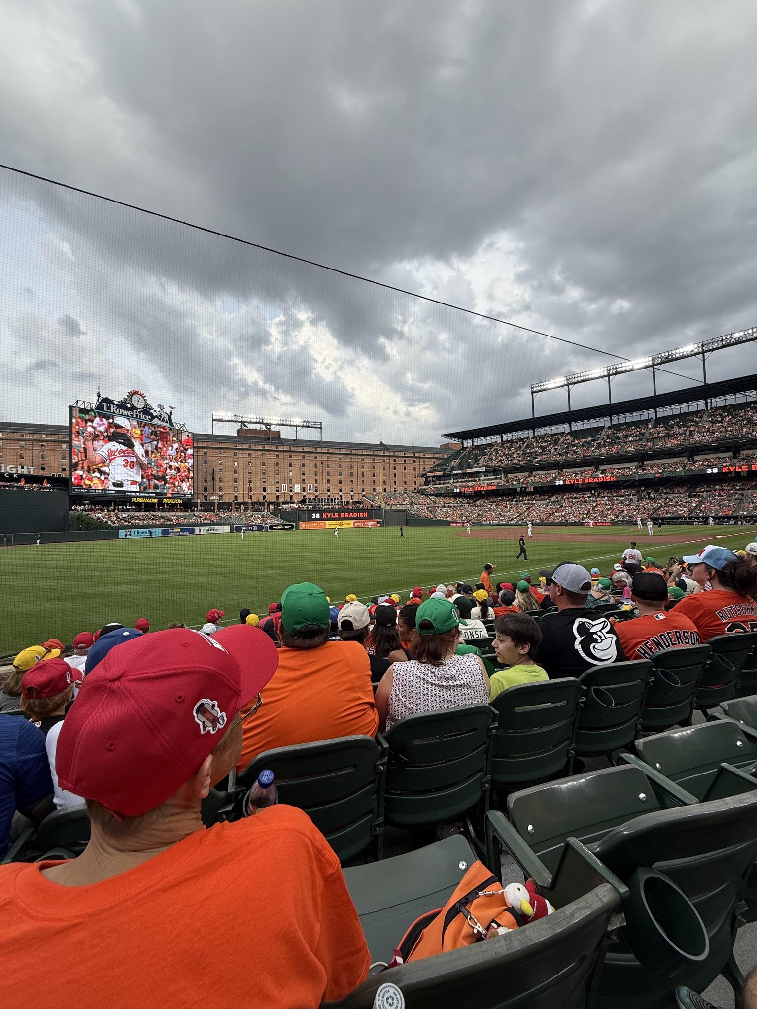 Real Fan View taken from Section 66 at Oriole Park at Camden Yards by Susanne F