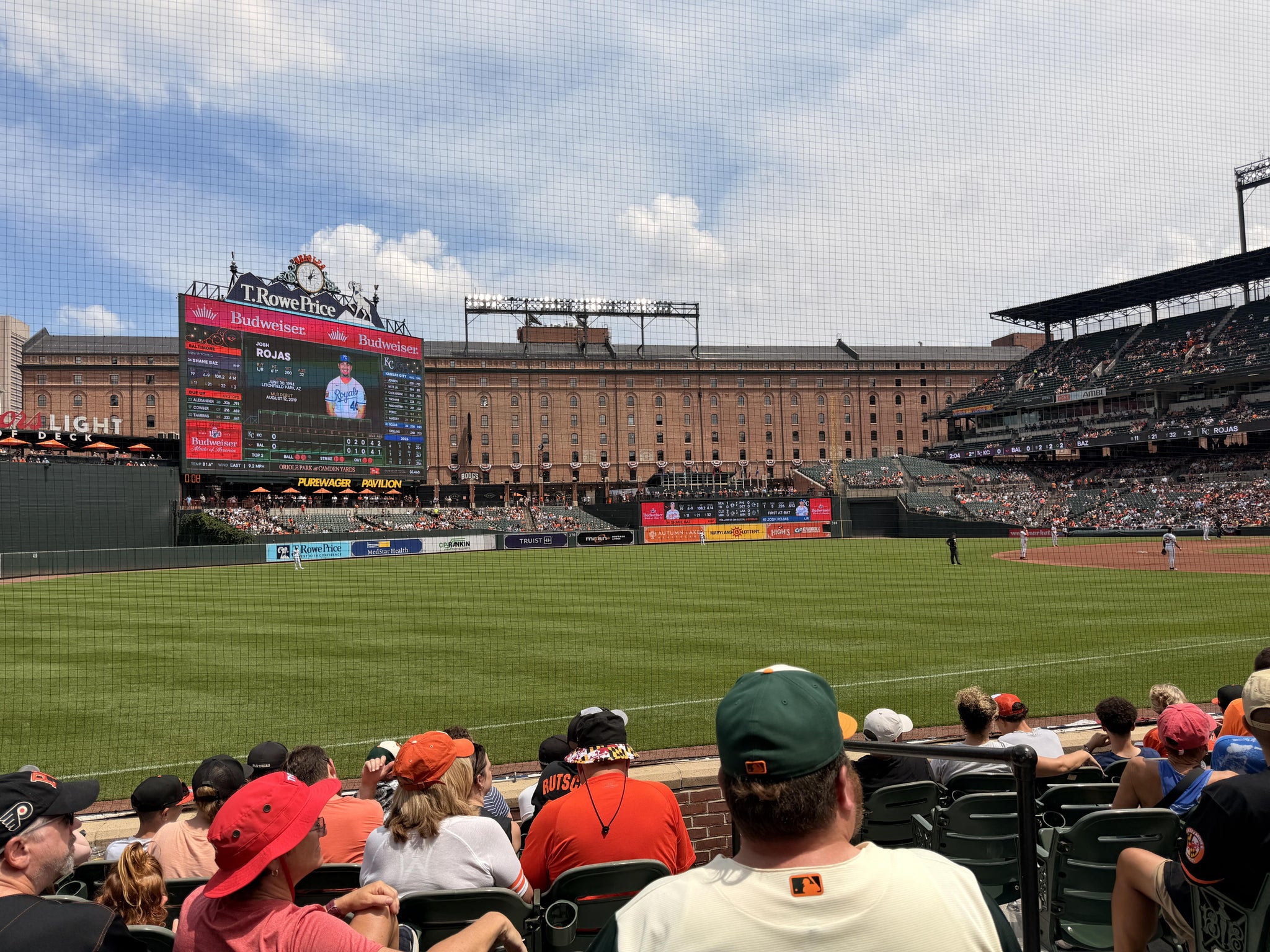 Real Fan View taken from Section 66 at Oriole Park at Camden Yards by Megan M