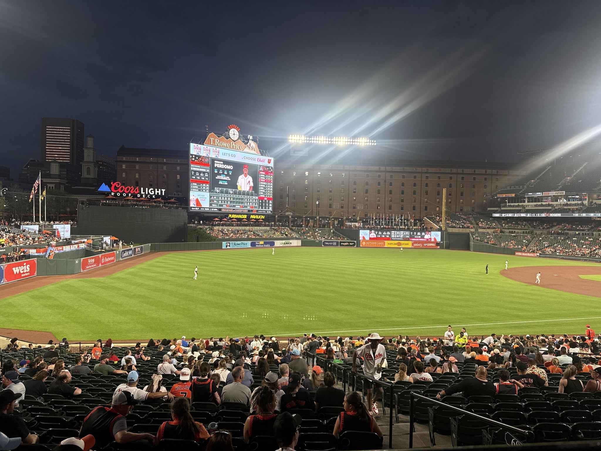 Real Fan View taken from Section 67 at Oriole Park at Camden Yards by Faith S