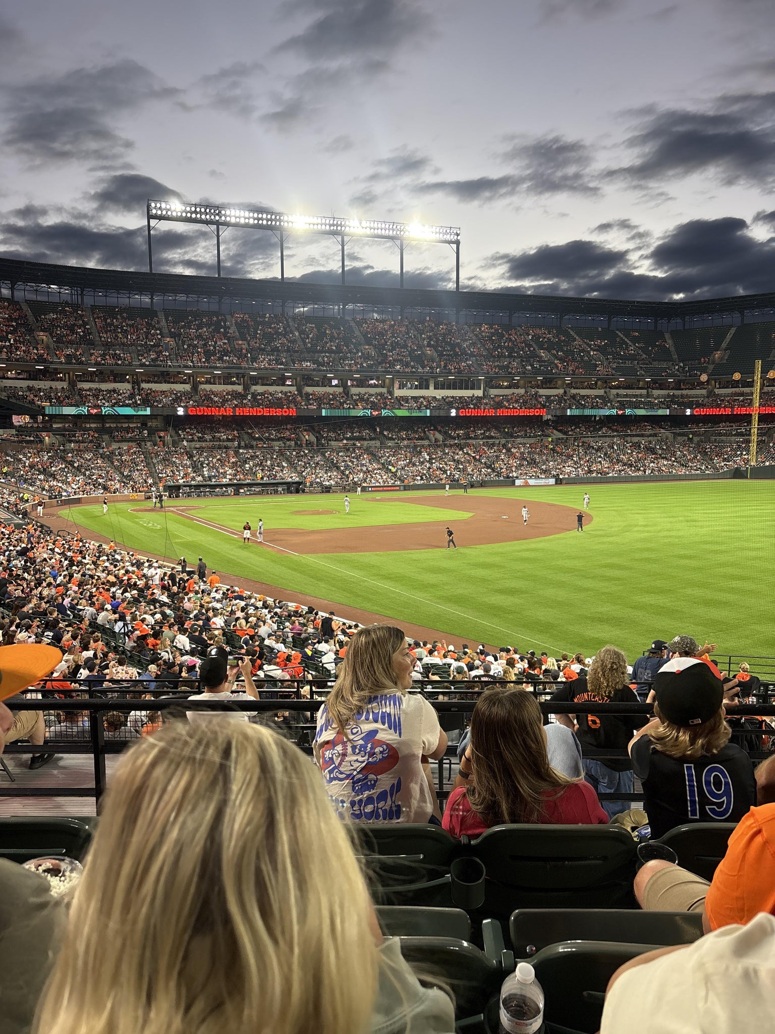 Real Fan View taken from Section 7 at Oriole Park at Camden Yards by Leigh ann O