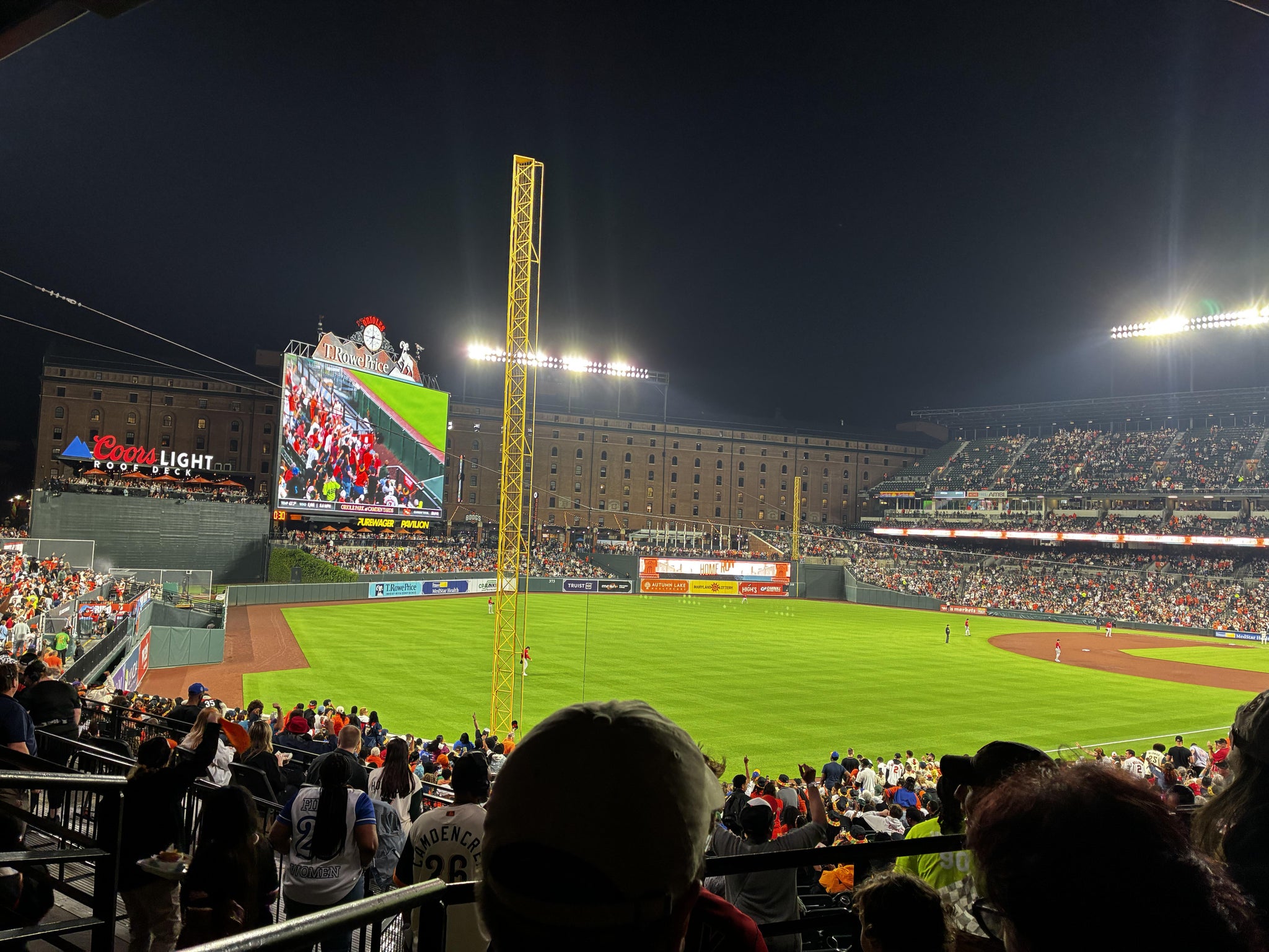 Real Fan View taken from Section 71 at Oriole Park at Camden Yards by Jalien R