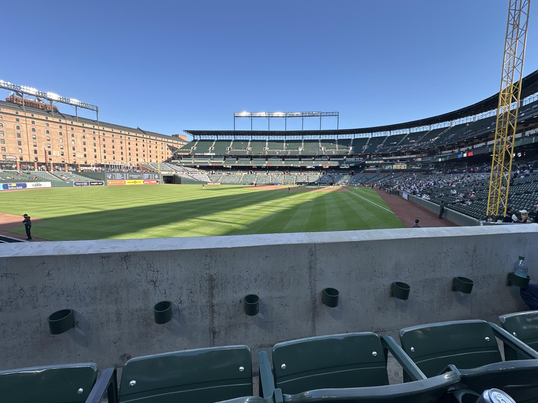 Real Fan View taken from Section 76 at Oriole Park at Camden Yards by Madison S