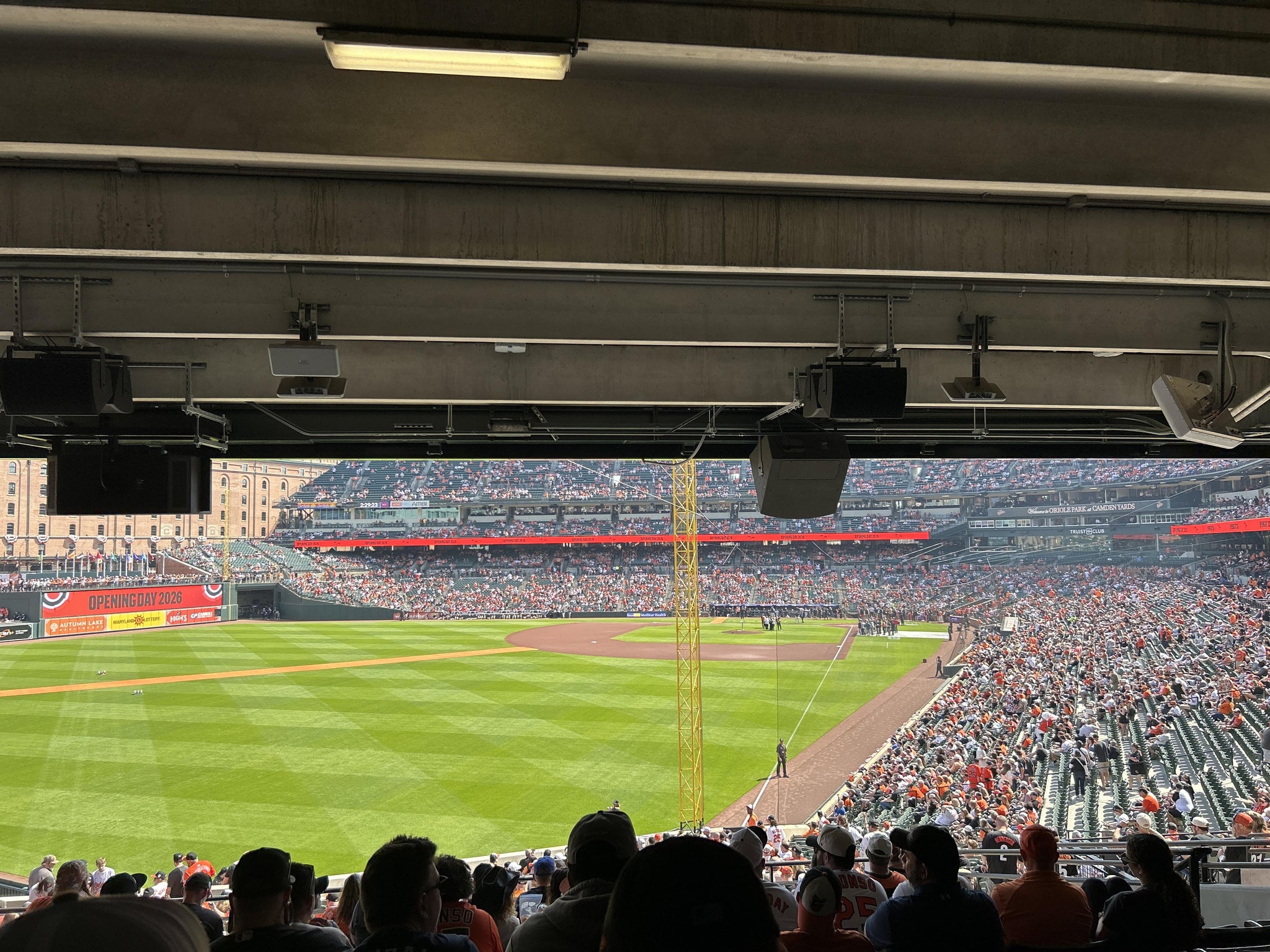 Real Fan View taken from Section 77 at Oriole Park at Camden Yards by Mark Z