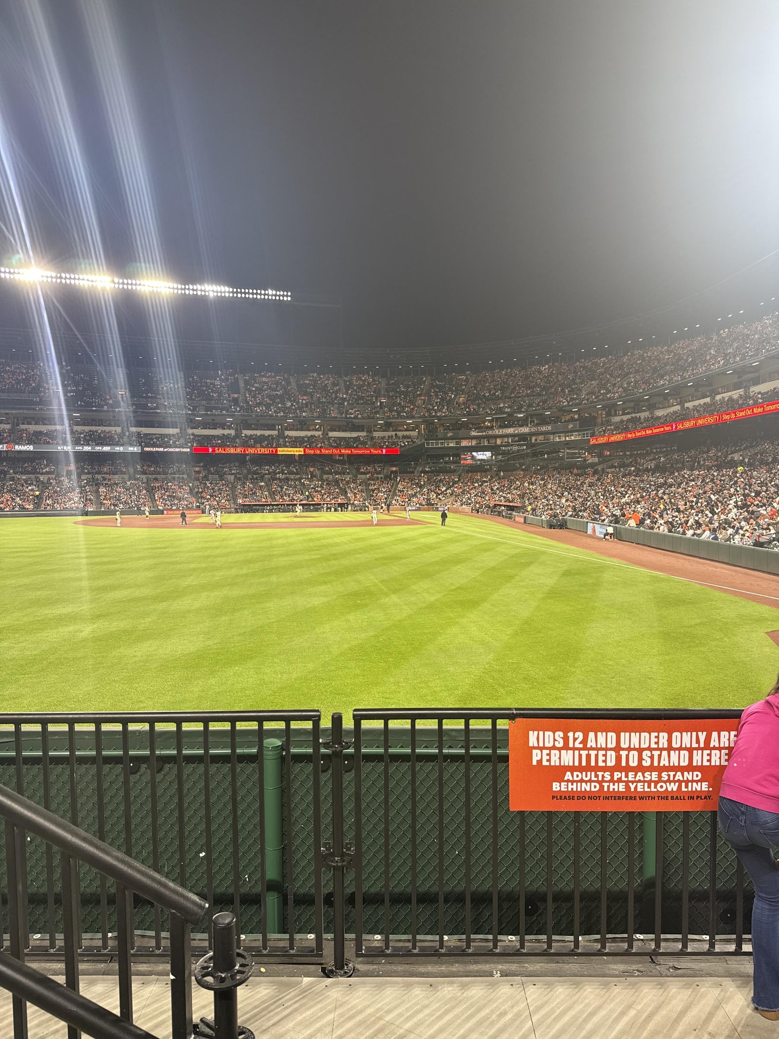Real Fan View taken from Section 78 at Oriole Park at Camden Yards by Andrew M