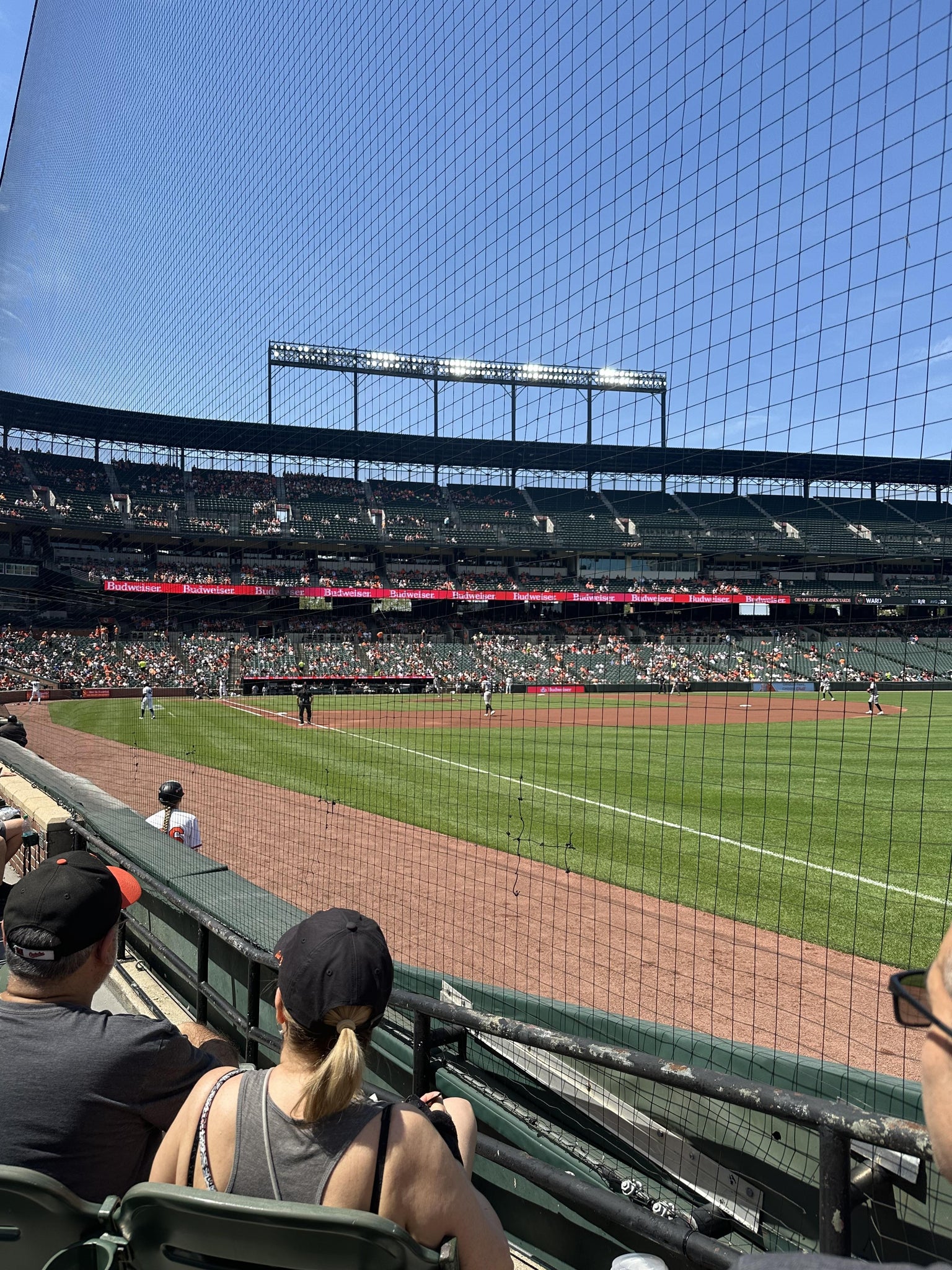 Real Fan View taken from Section 8 at Oriole Park at Camden Yards by Darrell H