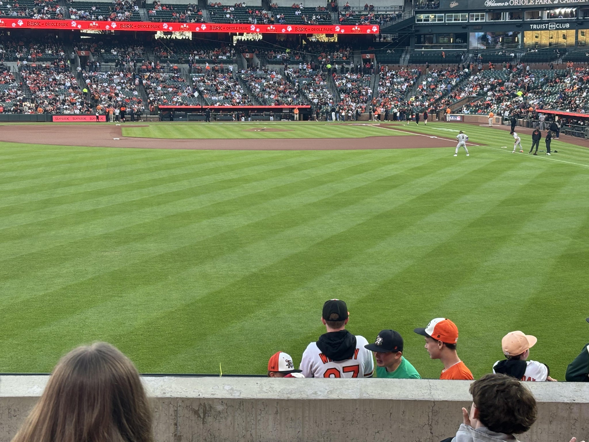 Real Fan View taken from Section 80 at Oriole Park at Camden Yards by Richard T
