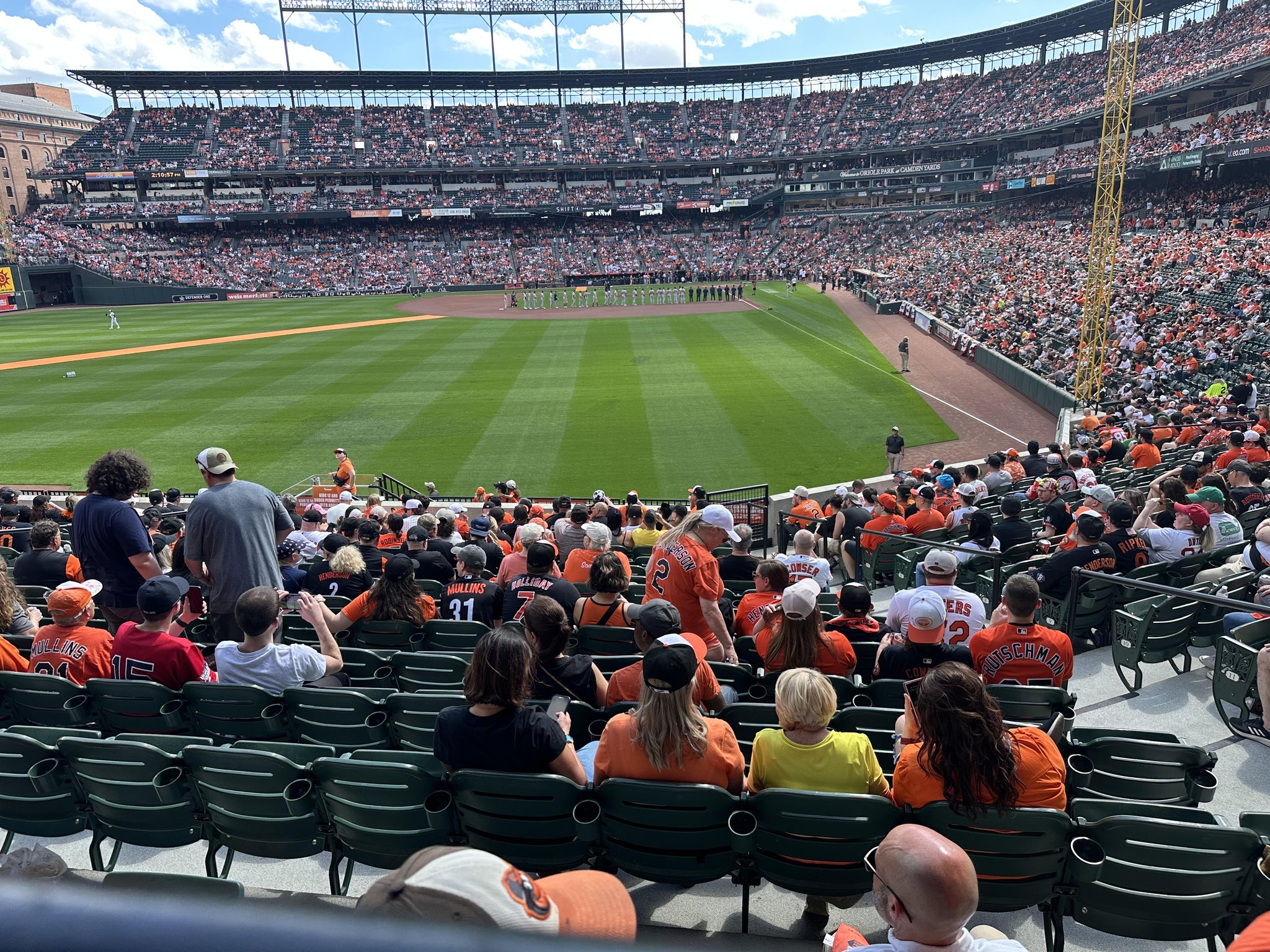 Real Fan View taken from Section 81 at Oriole Park at Camden Yards by Andrew T