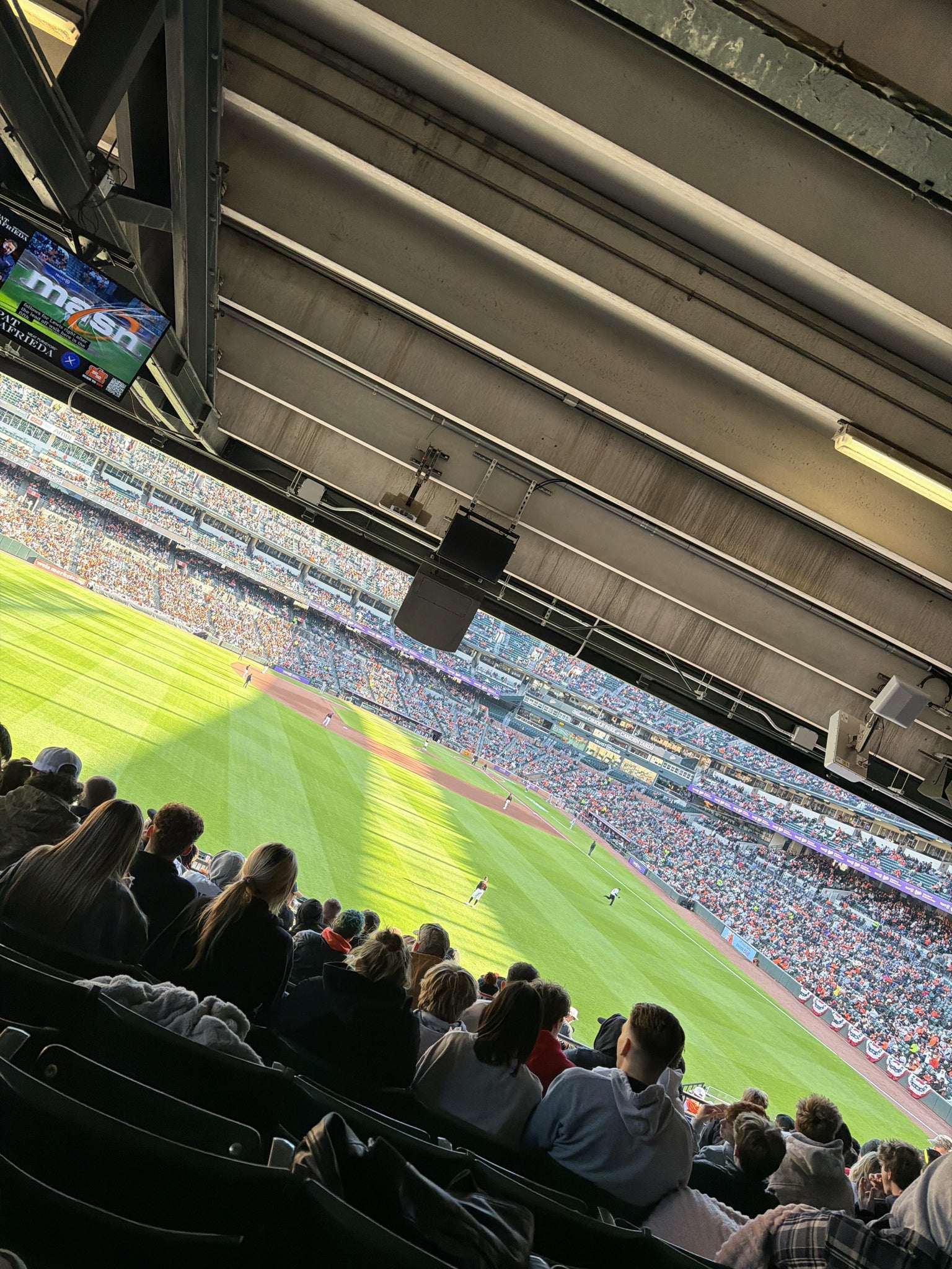 Real Fan View taken from Section 85 at Oriole Park at Camden Yards by Richard D